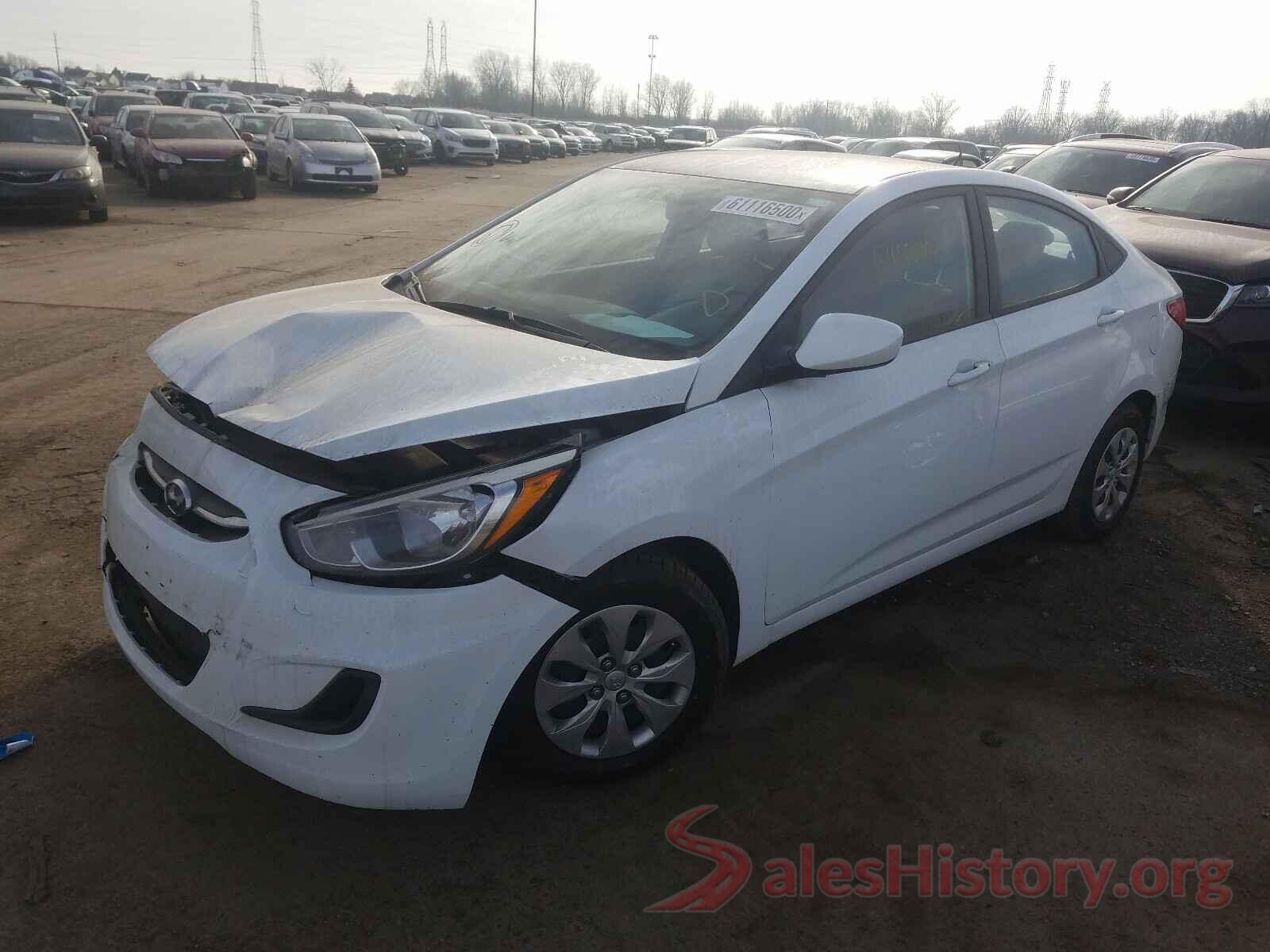 KMHCT4AE0GU120207 2016 HYUNDAI ACCENT