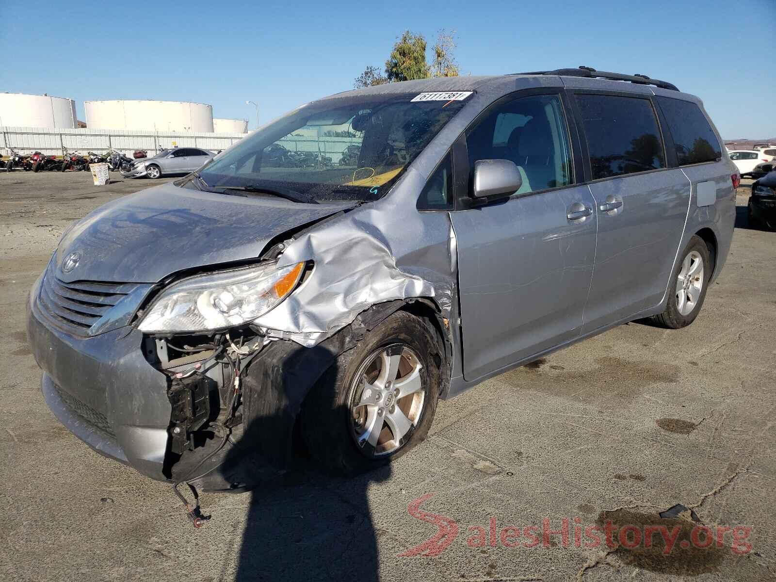 5TDKK3DC8GS730044 2016 TOYOTA SIENNA