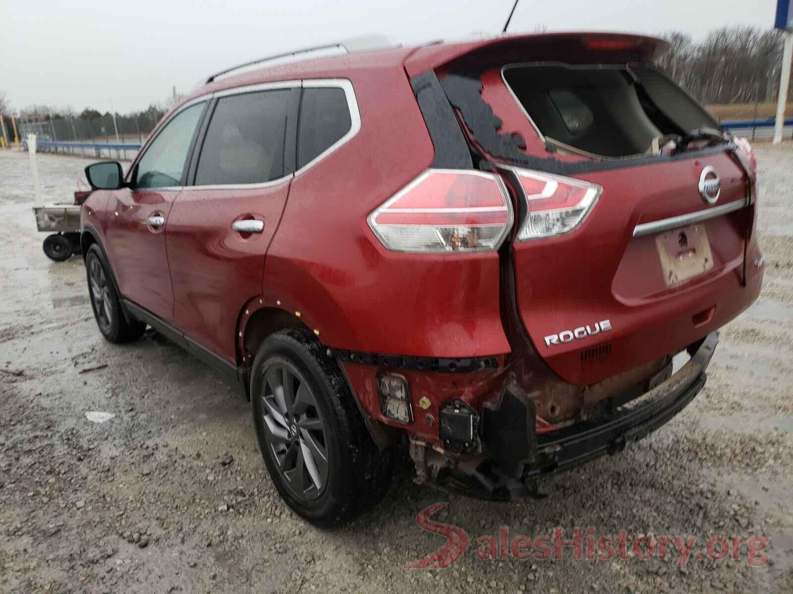 5N1AT2MV7GC812316 2016 NISSAN ROGUE