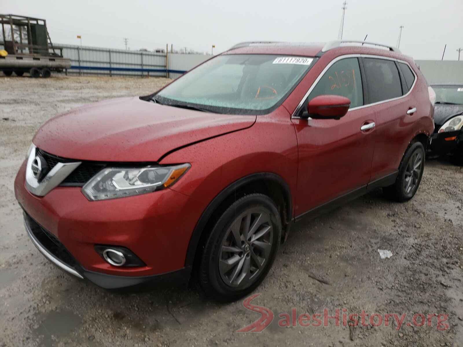 5N1AT2MV7GC812316 2016 NISSAN ROGUE