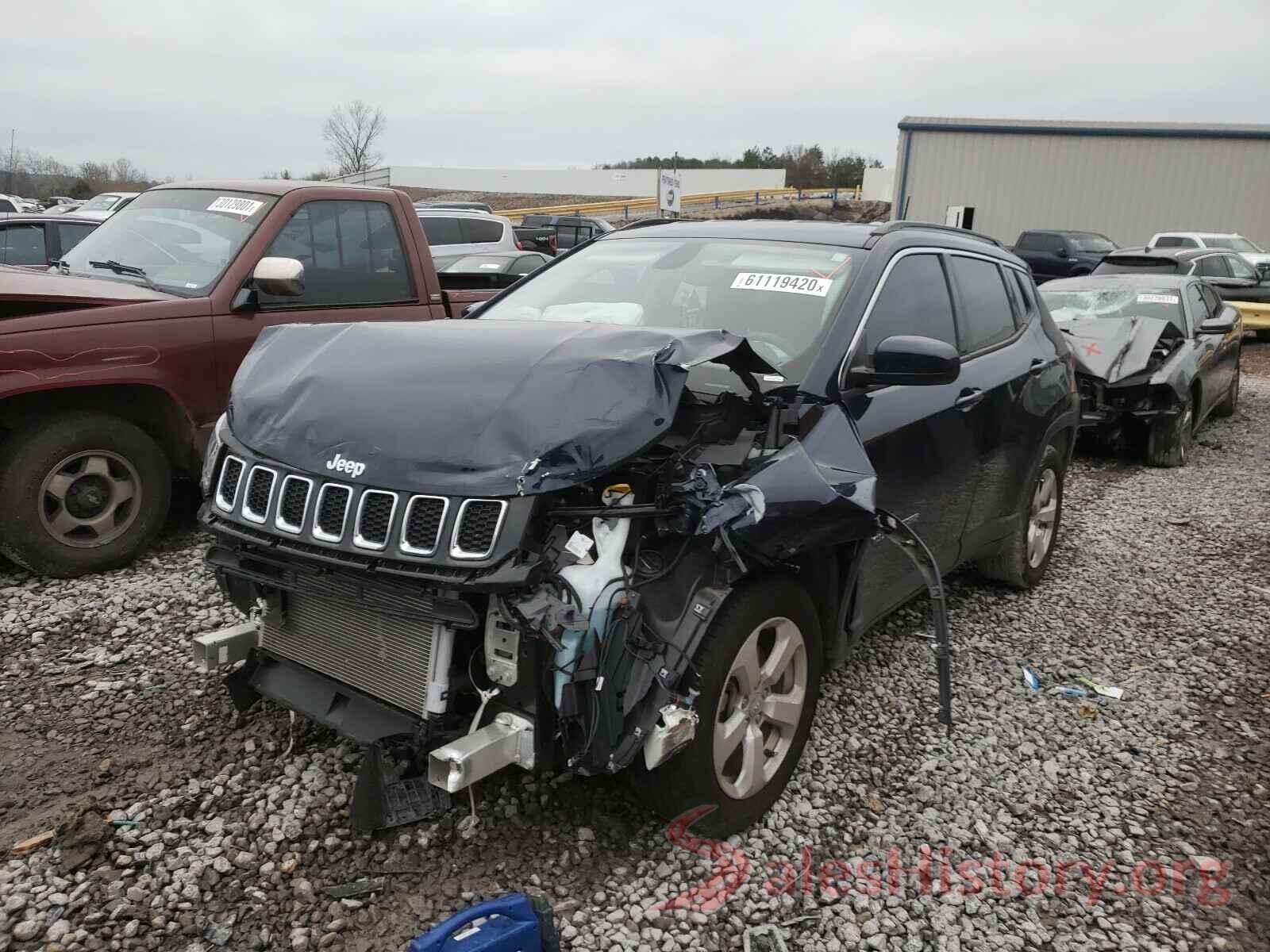 3C4NJCBB0KT851711 2019 JEEP COMPASS