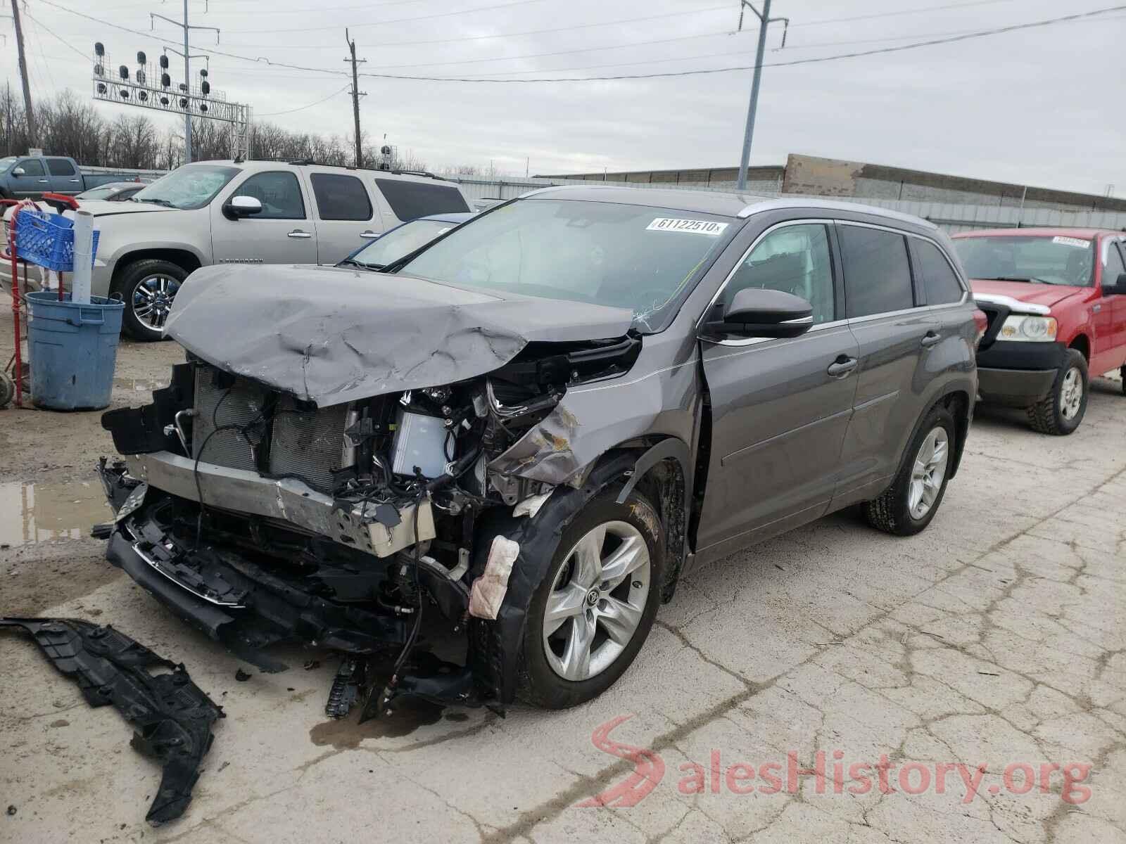 5TDDZRFH0KS919540 2019 TOYOTA HIGHLANDER