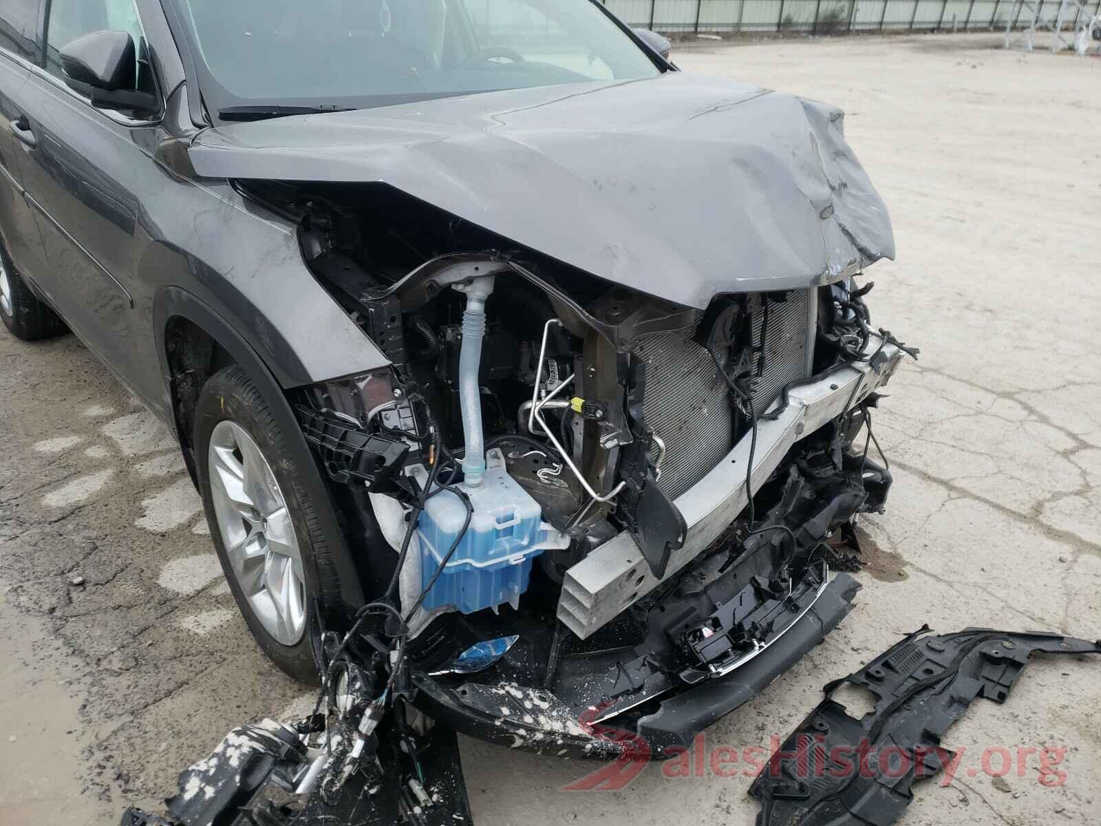 5TDDZRFH0KS919540 2019 TOYOTA HIGHLANDER