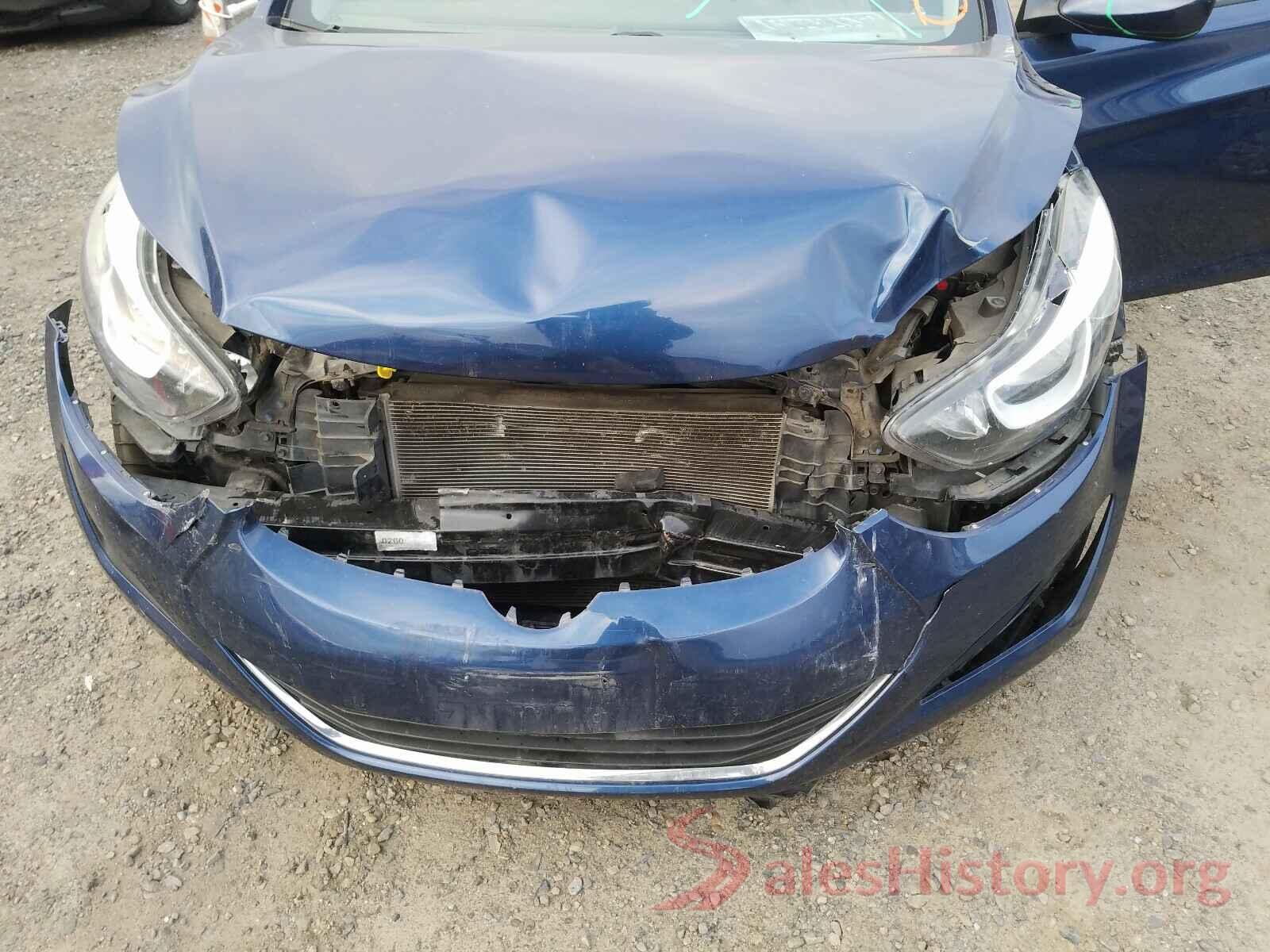 5NPDH4AE7GH698521 2016 HYUNDAI ELANTRA