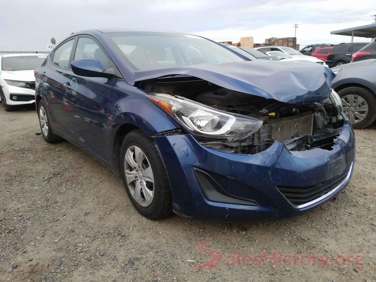 5NPDH4AE7GH698521 2016 HYUNDAI ELANTRA