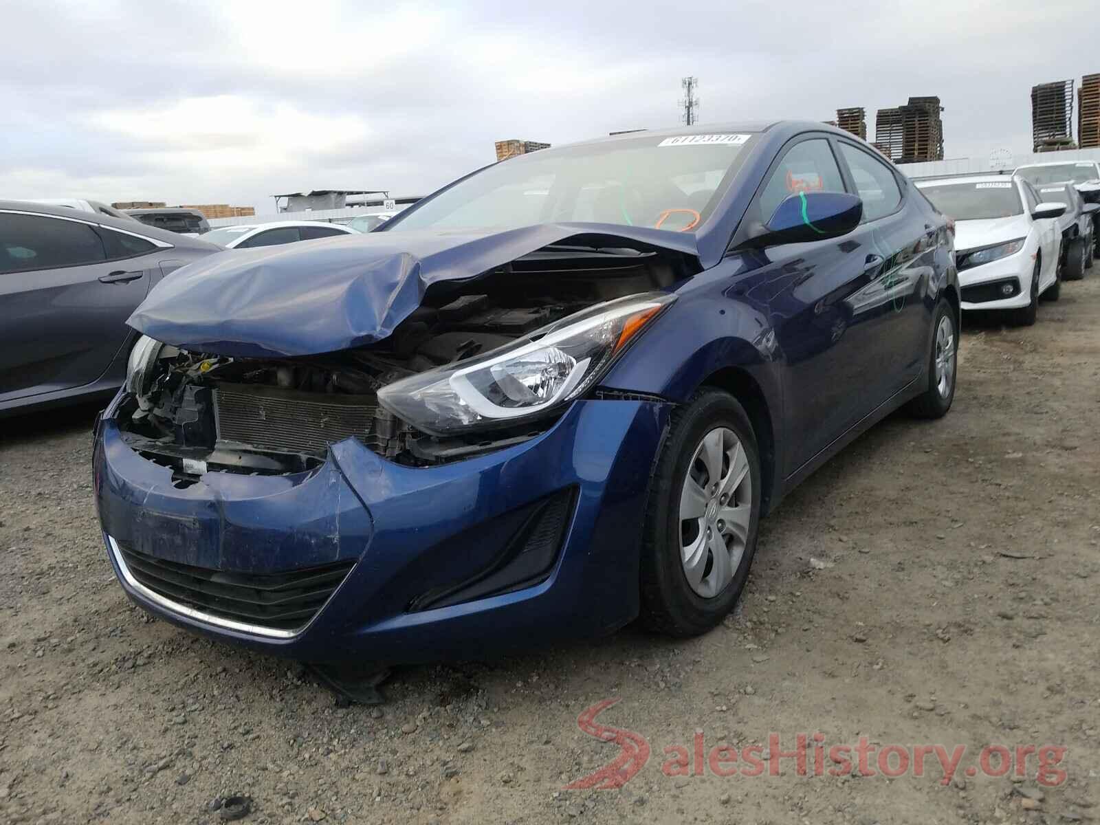 5NPDH4AE7GH698521 2016 HYUNDAI ELANTRA