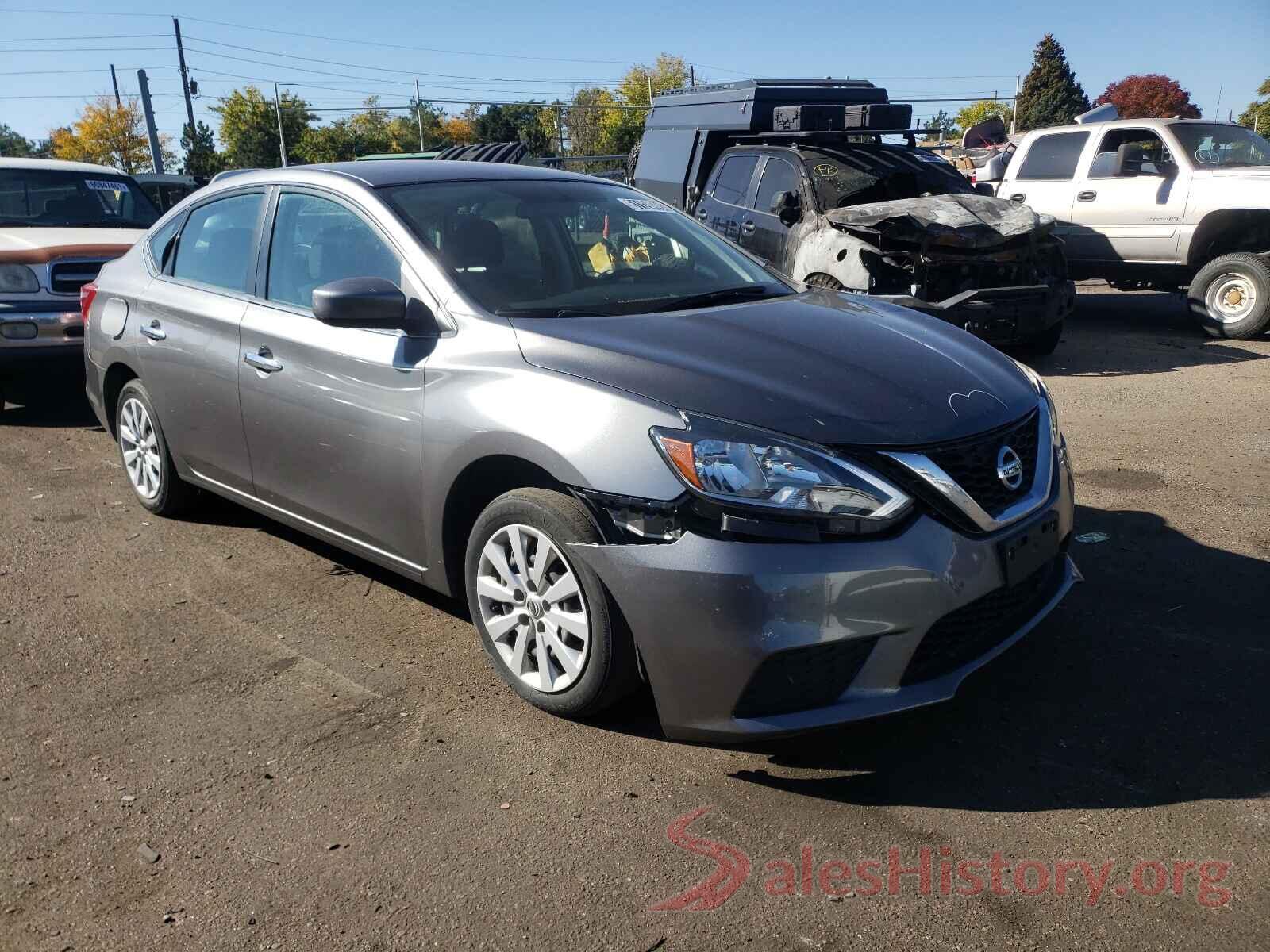 3N1AB7APXKY245094 2019 NISSAN SENTRA