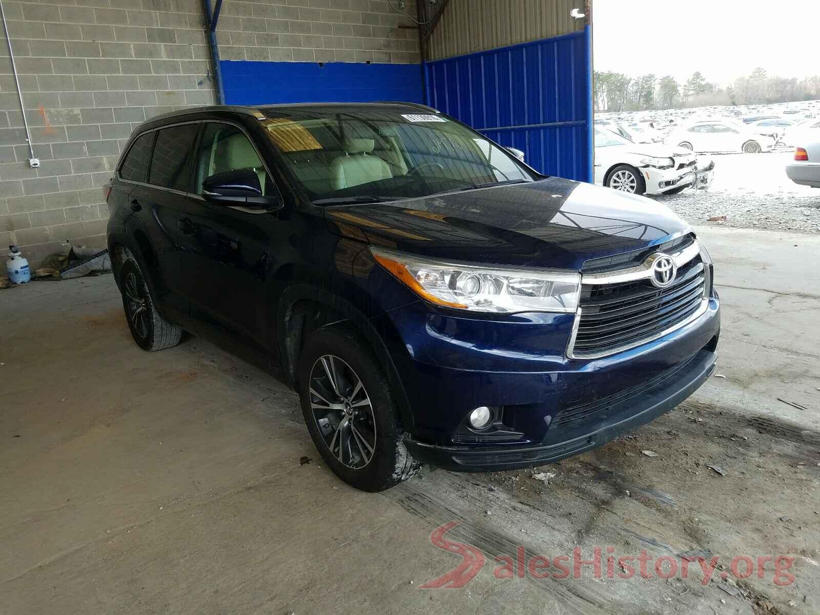 5TDKKRFH2GS182411 2016 TOYOTA HIGHLANDER