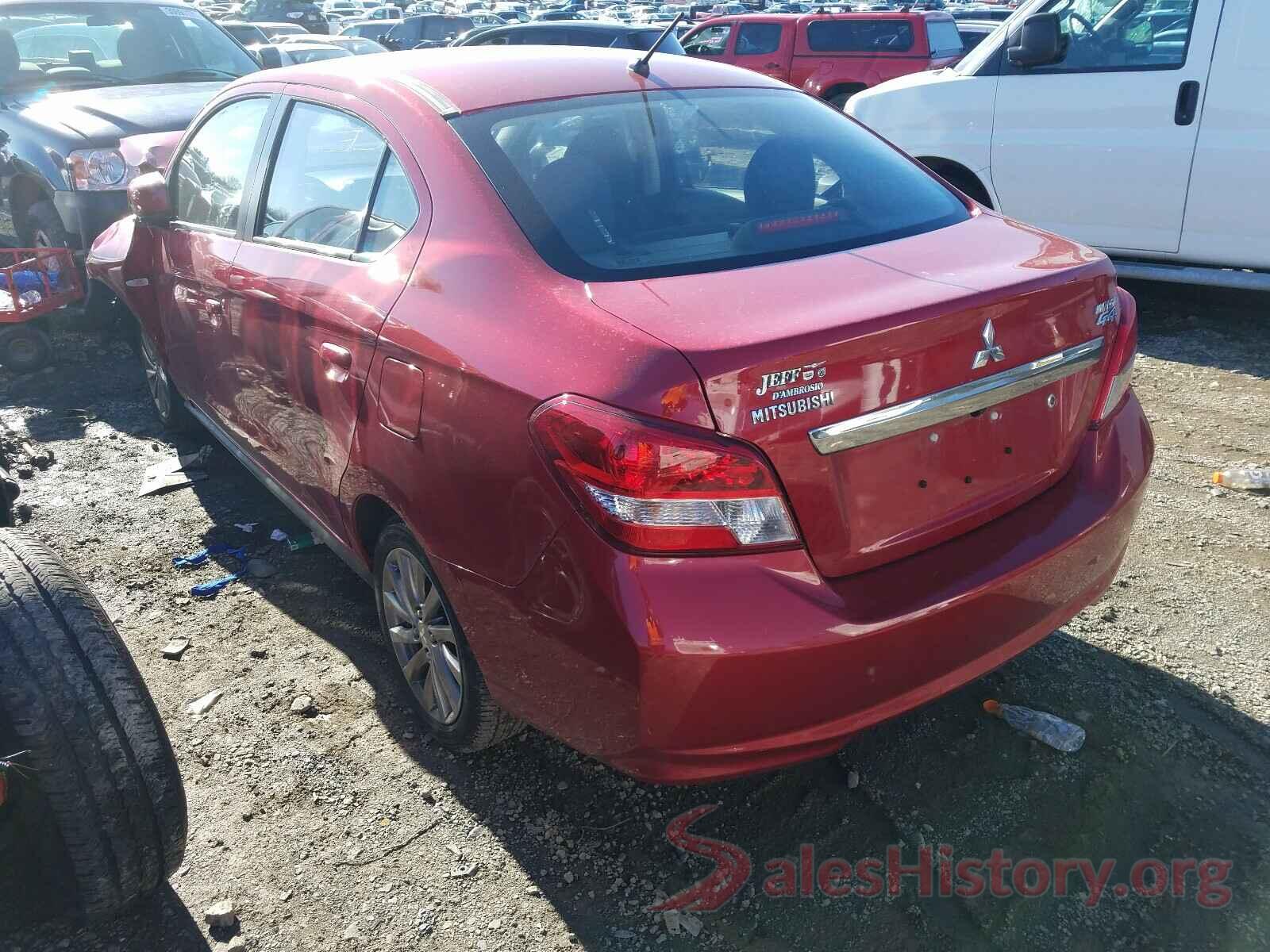 ML32F3FJ2KHF16749 2019 MITSUBISHI MIRAGE