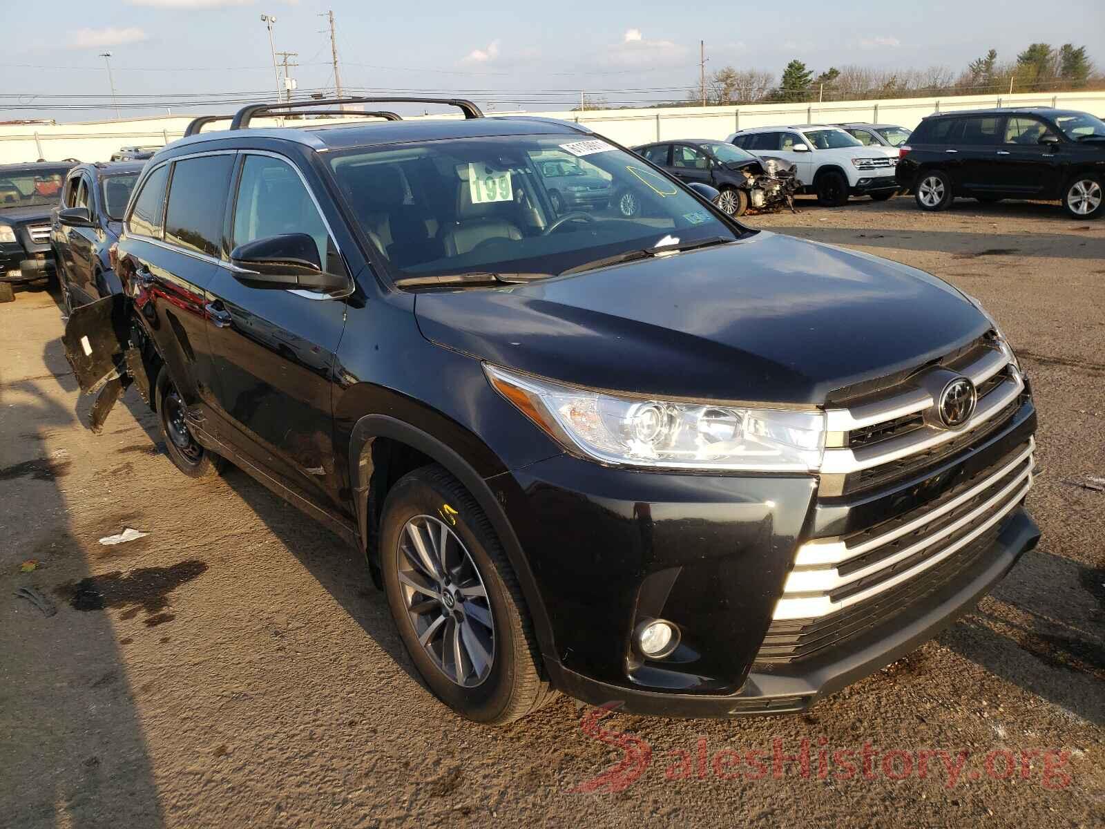 5TDJZRFH4JS531860 2018 TOYOTA HIGHLANDER