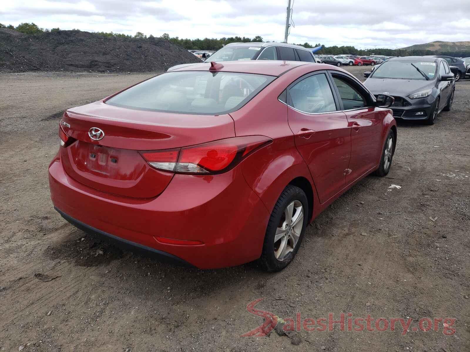 KMHDH4AEXGU643126 2016 HYUNDAI ELANTRA