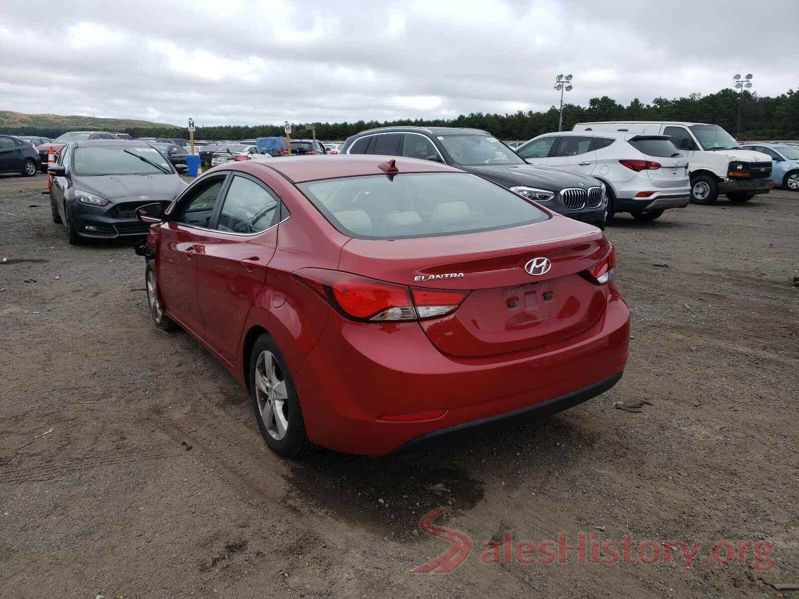 KMHDH4AEXGU643126 2016 HYUNDAI ELANTRA