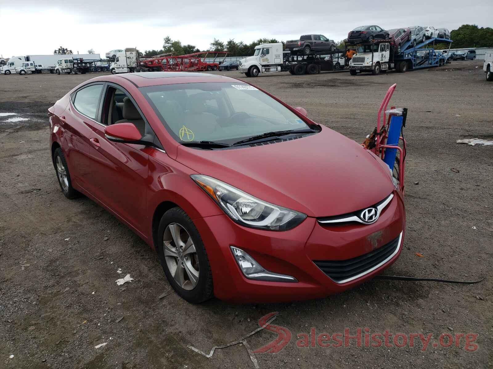 KMHDH4AEXGU643126 2016 HYUNDAI ELANTRA