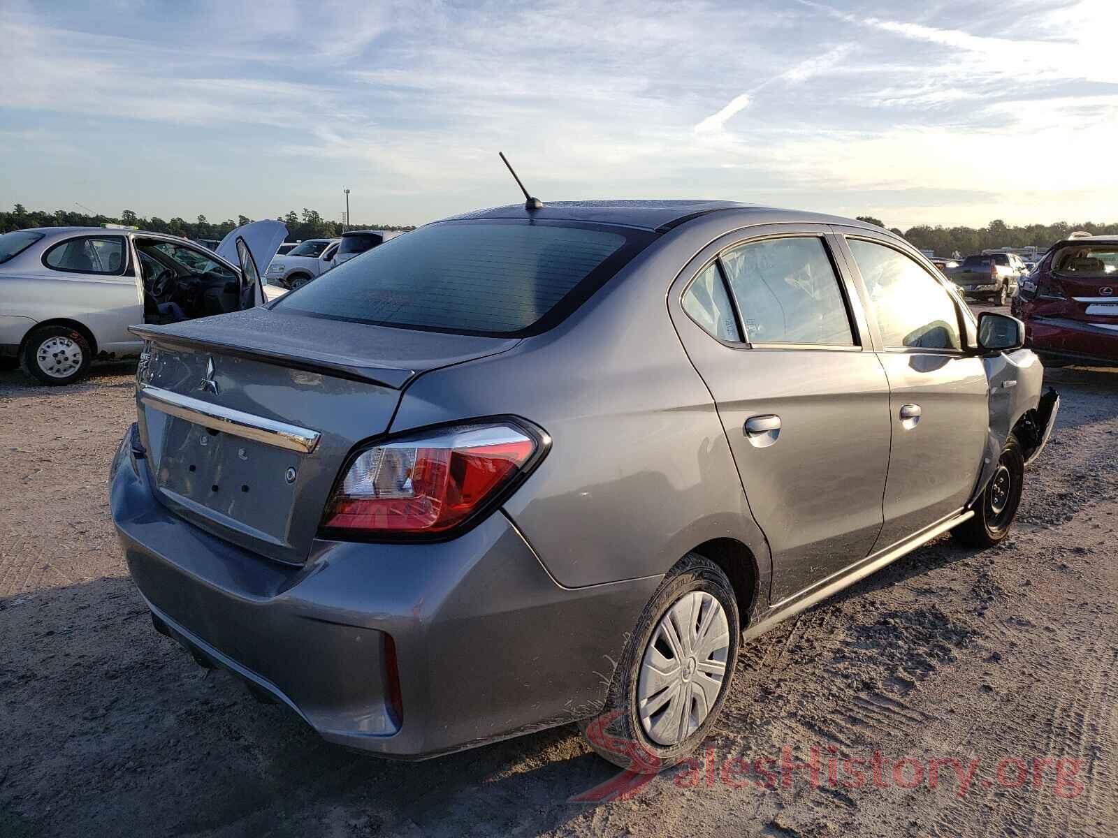 ML32FUFJ9MHF03439 2021 MITSUBISHI MIRAGE