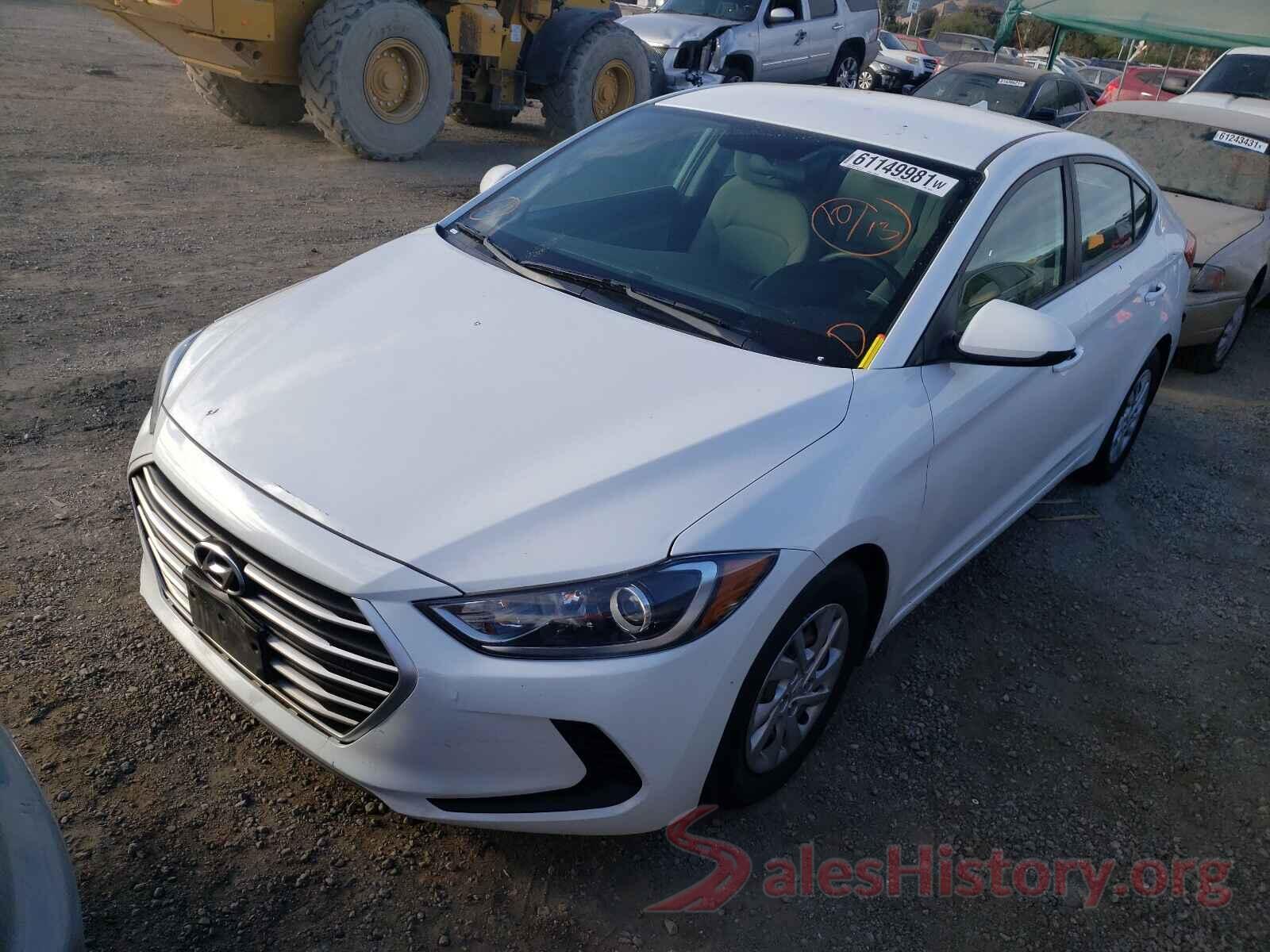 5NPD74LF0HH188442 2017 HYUNDAI ELANTRA