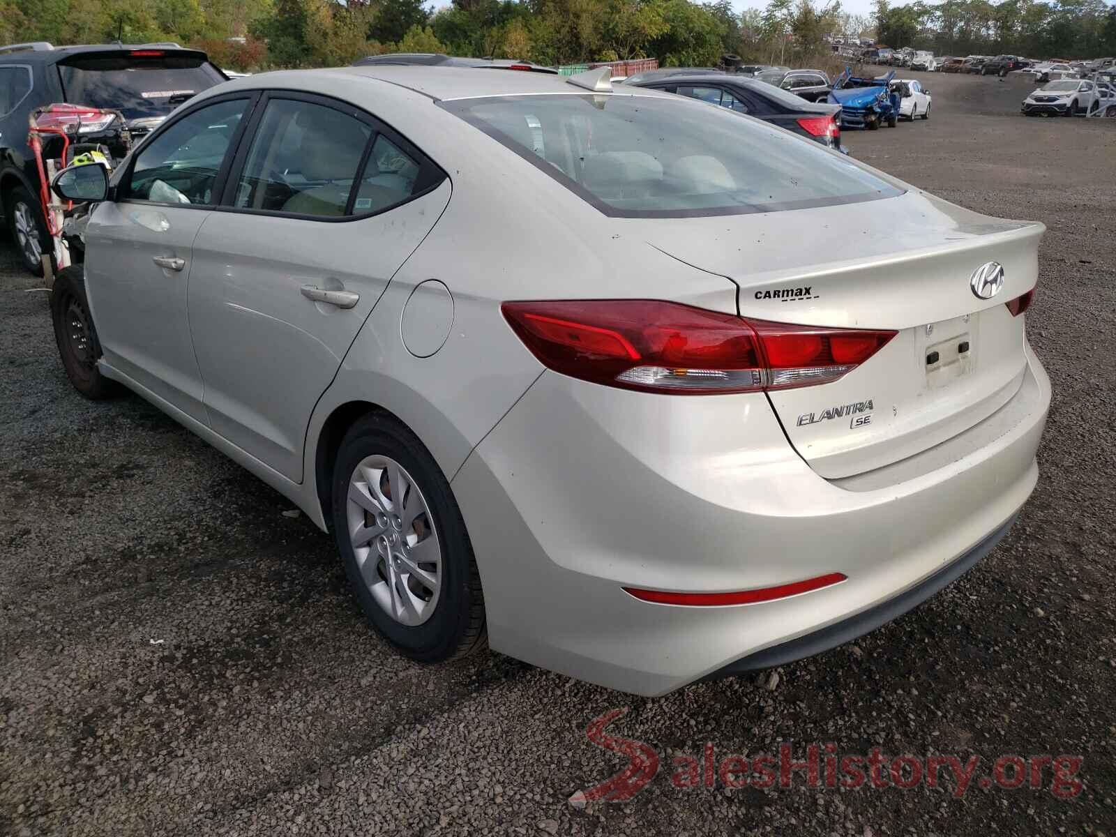 KMHD74LF9HU095940 2017 HYUNDAI ELANTRA