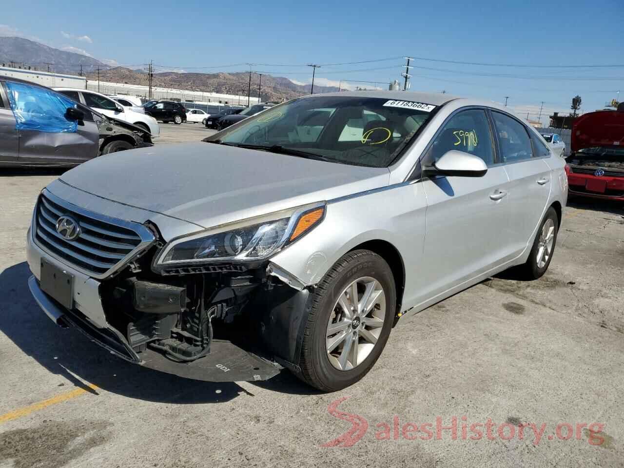 5NPE24AFXHH460579 2017 HYUNDAI SONATA