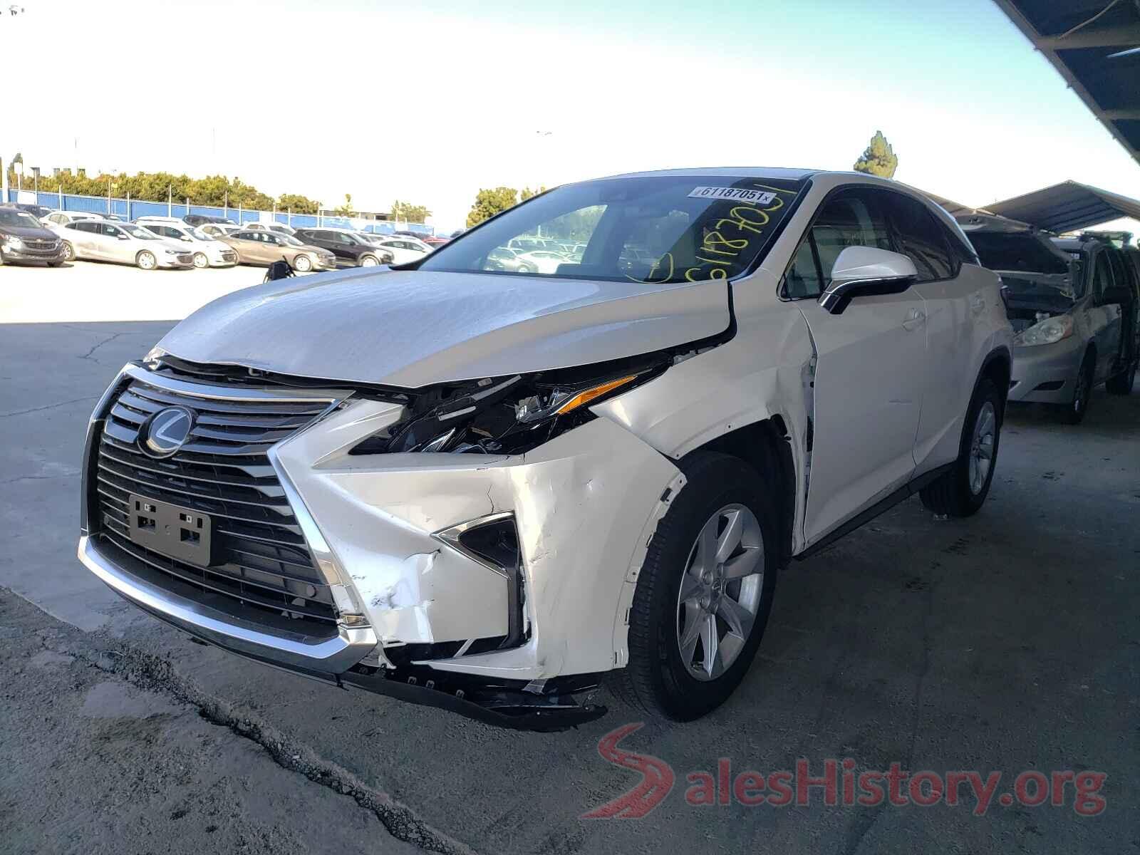 2T2ZZMCA3HC065561 2017 LEXUS RX350