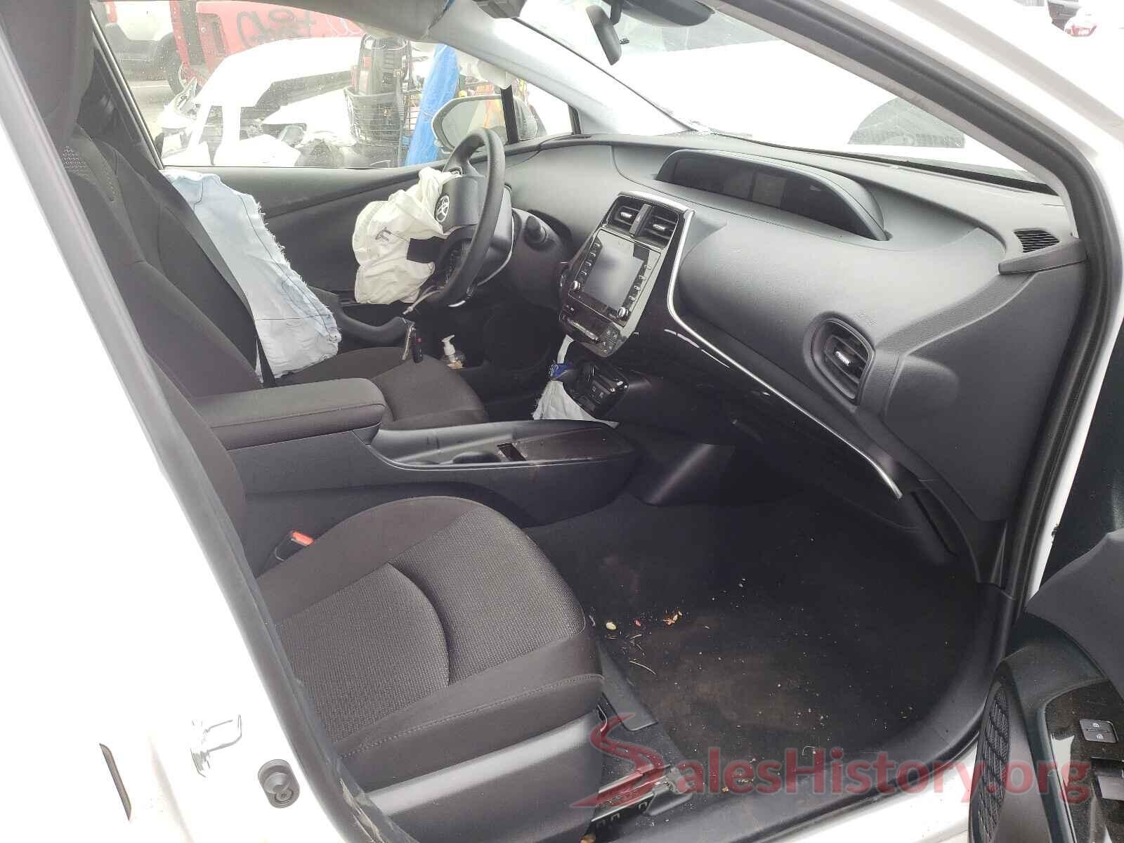 JTDKAMFU0M3146619 2021 TOYOTA PRIUS