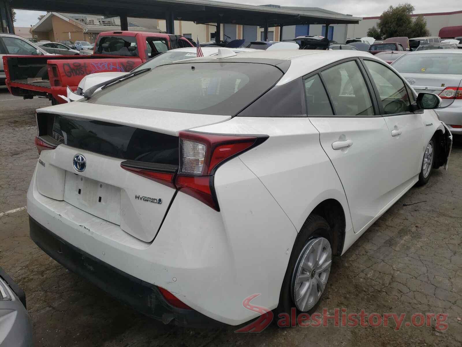 JTDKAMFU0M3146619 2021 TOYOTA PRIUS