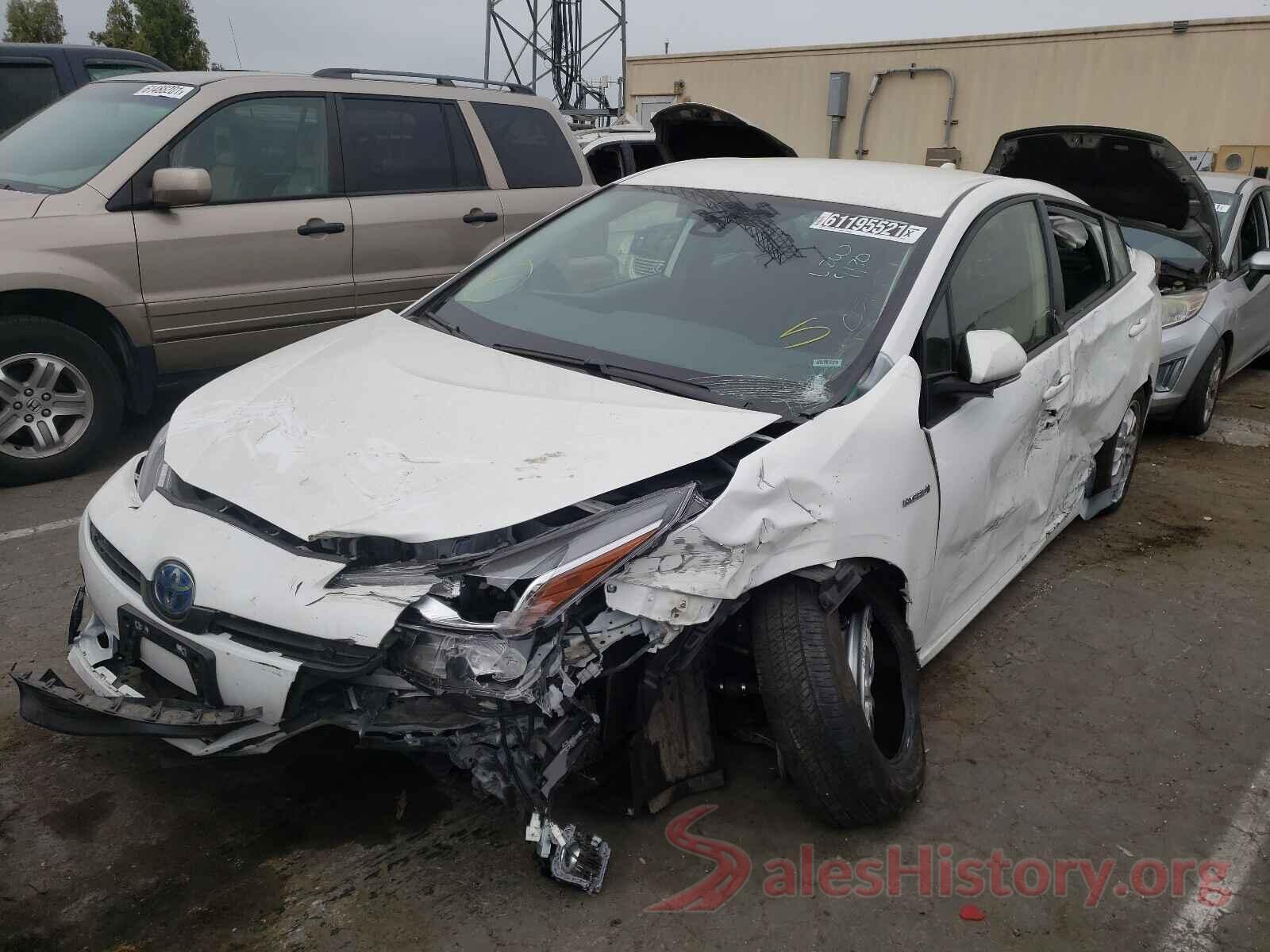 JTDKAMFU0M3146619 2021 TOYOTA PRIUS