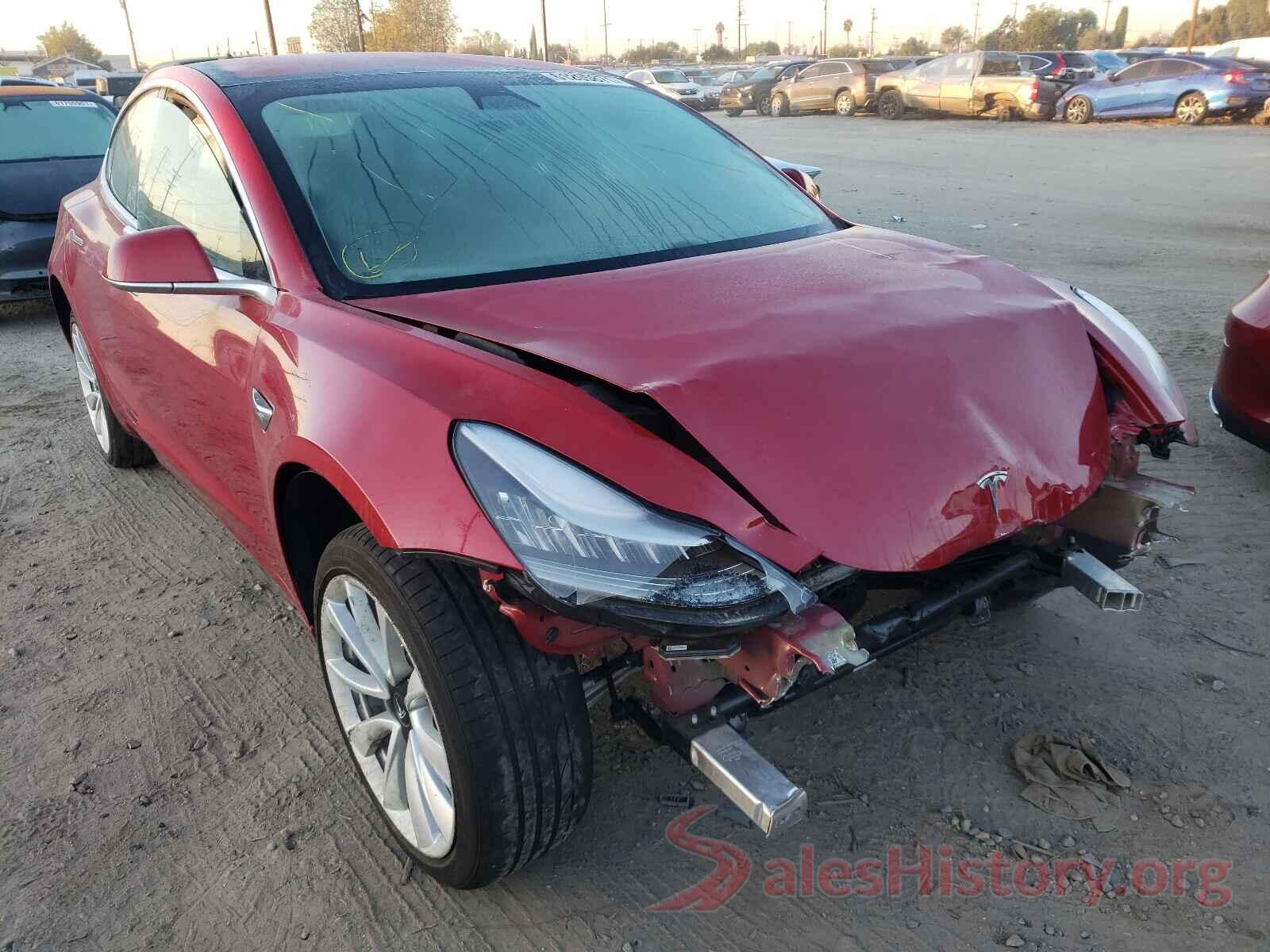 5YJ3E1EAXJF037596 2018 TESLA MODEL 3