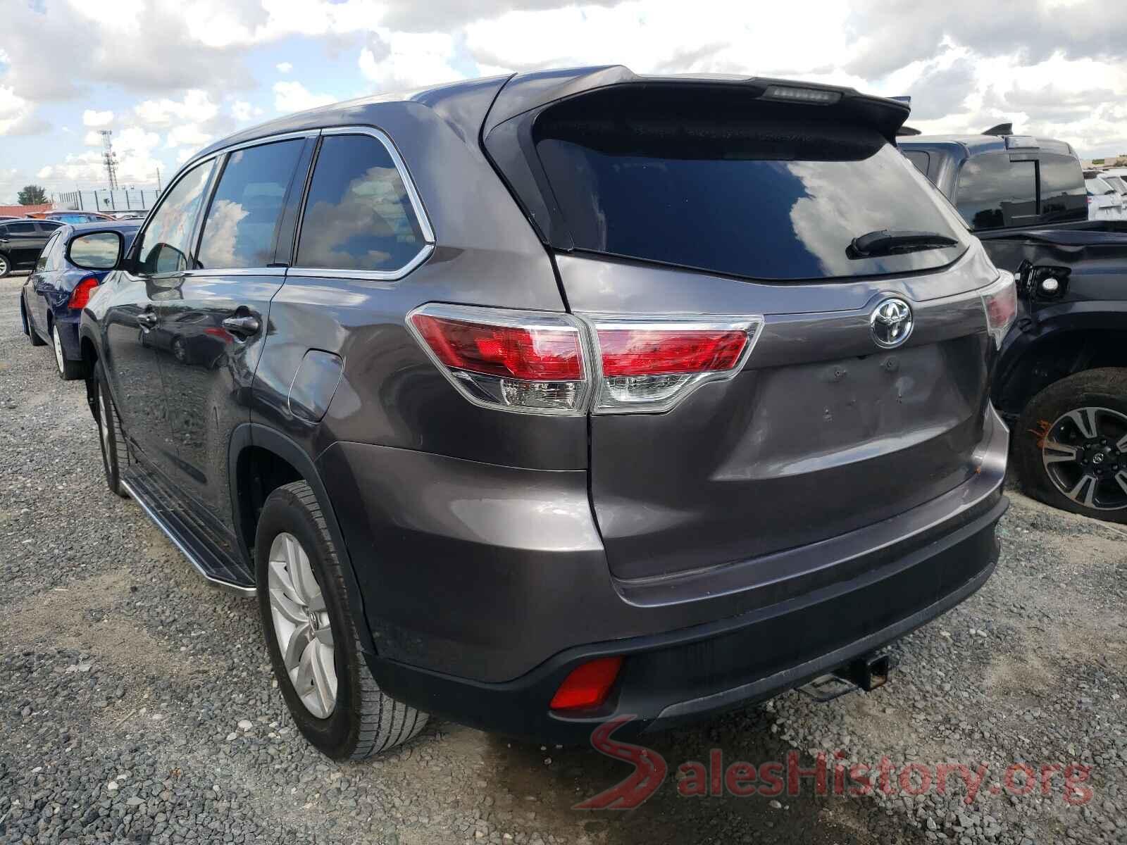 5TDZKRFH9GS178399 2016 TOYOTA HIGHLANDER