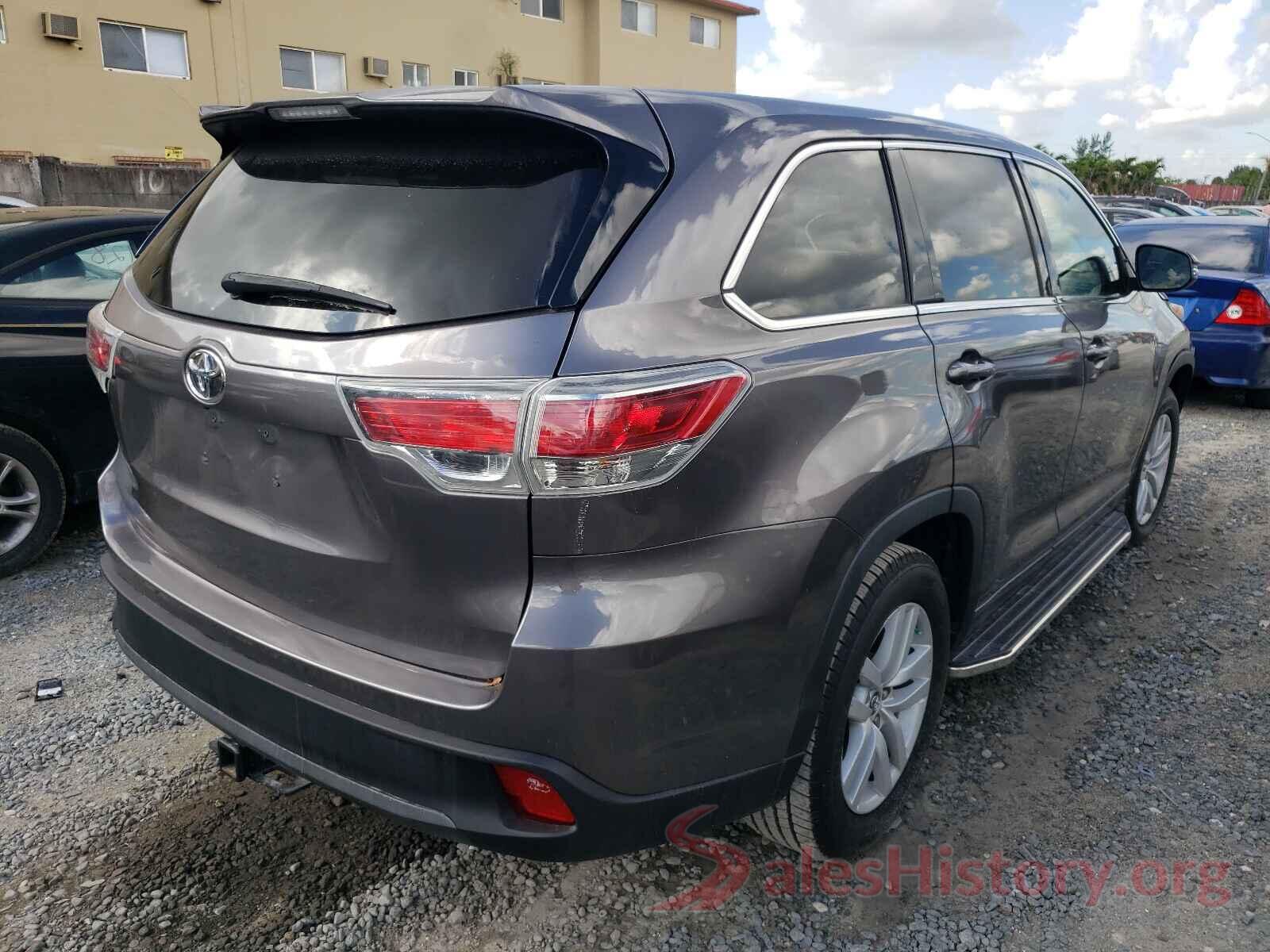 5TDZKRFH9GS178399 2016 TOYOTA HIGHLANDER