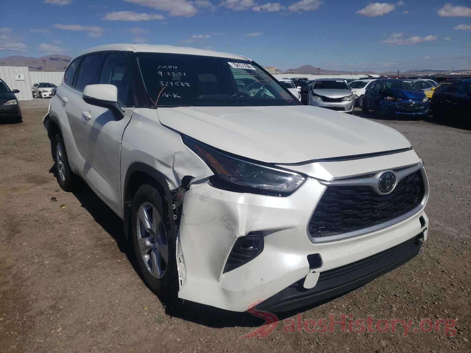 5TDBZRBH7MS525498 2021 TOYOTA HIGHLANDER