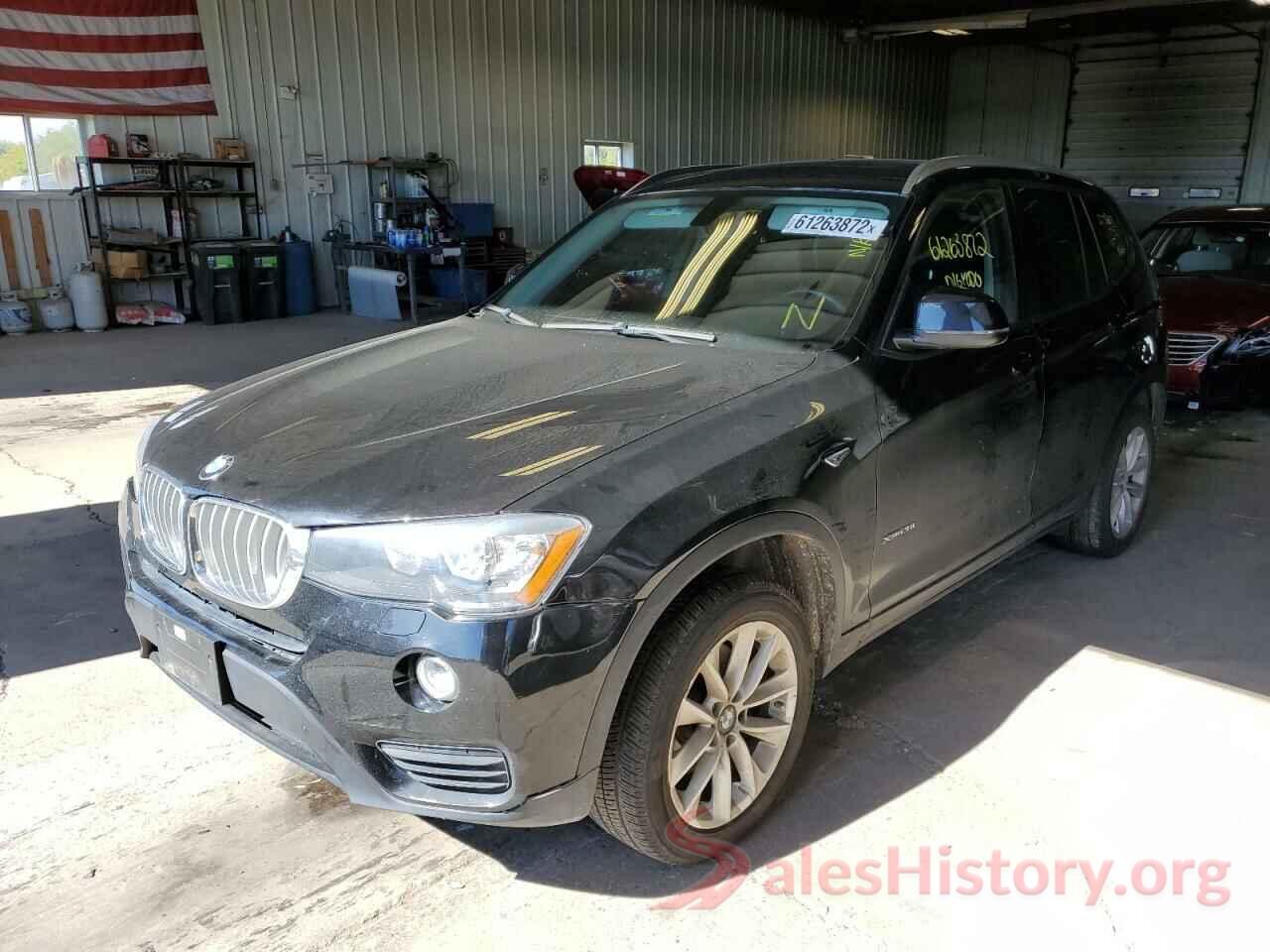 5UXWX9C3XH0T21344 2017 BMW X3