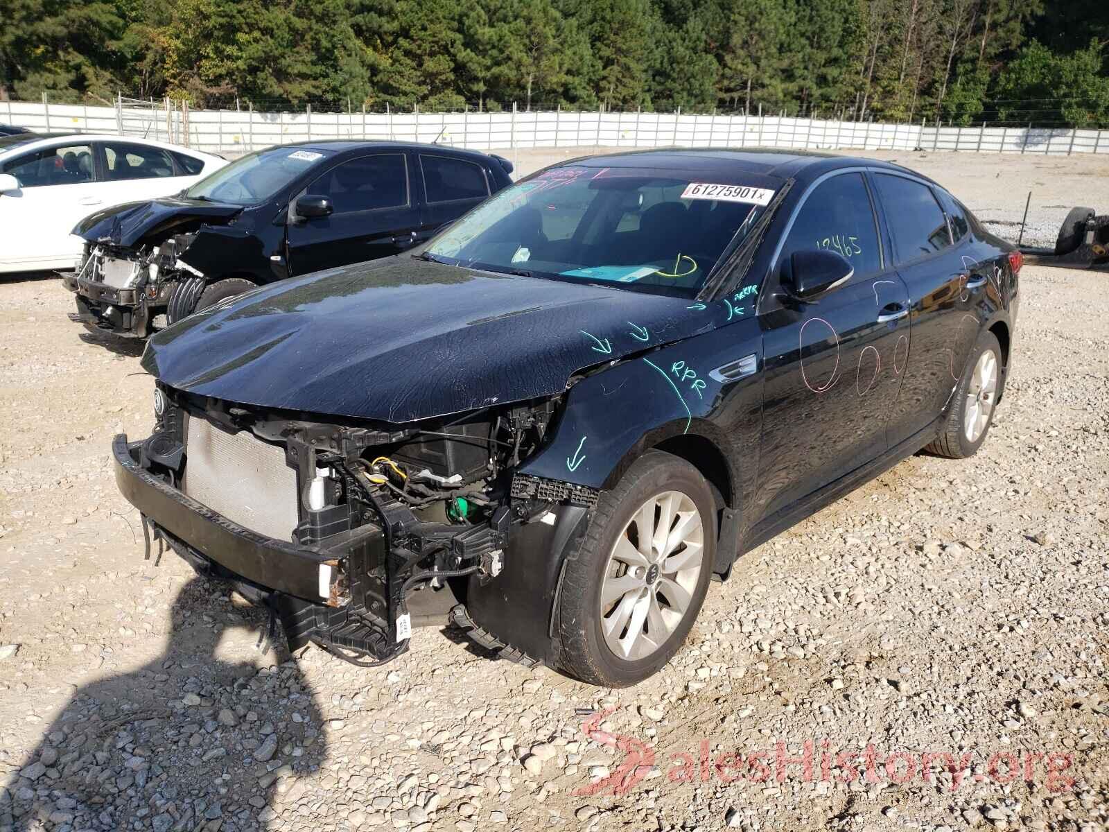 5XXGU4L32GG119404 2016 KIA OPTIMA