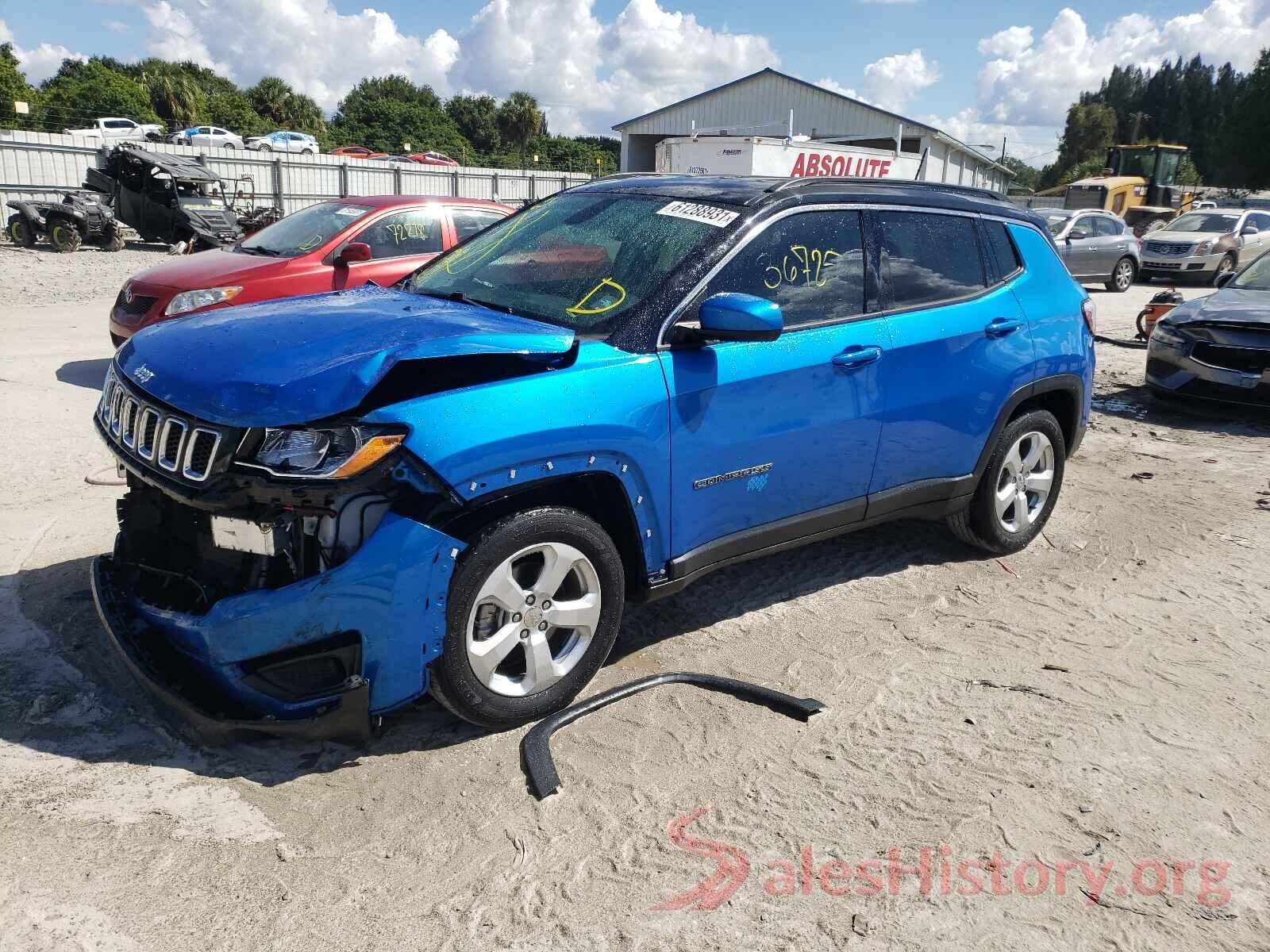 3C4NJCBBXKT615258 2019 JEEP COMPASS