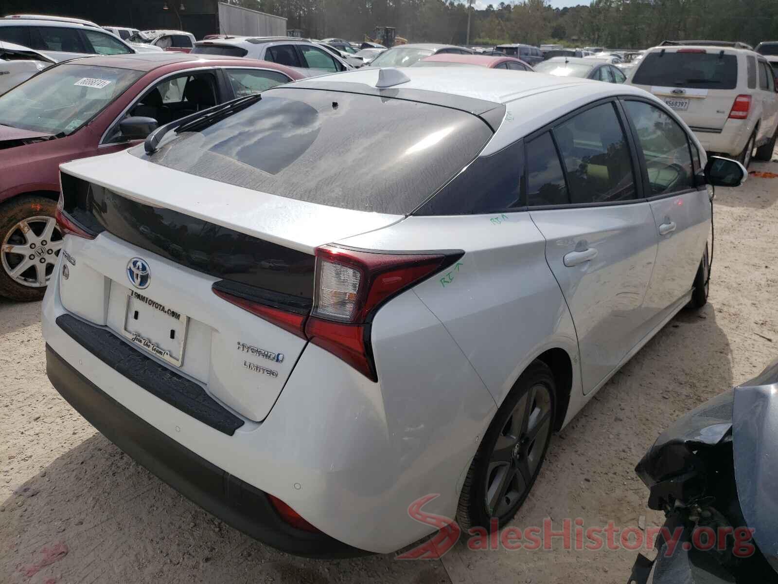 JTDKAMFU3M3152611 2021 TOYOTA PRIUS