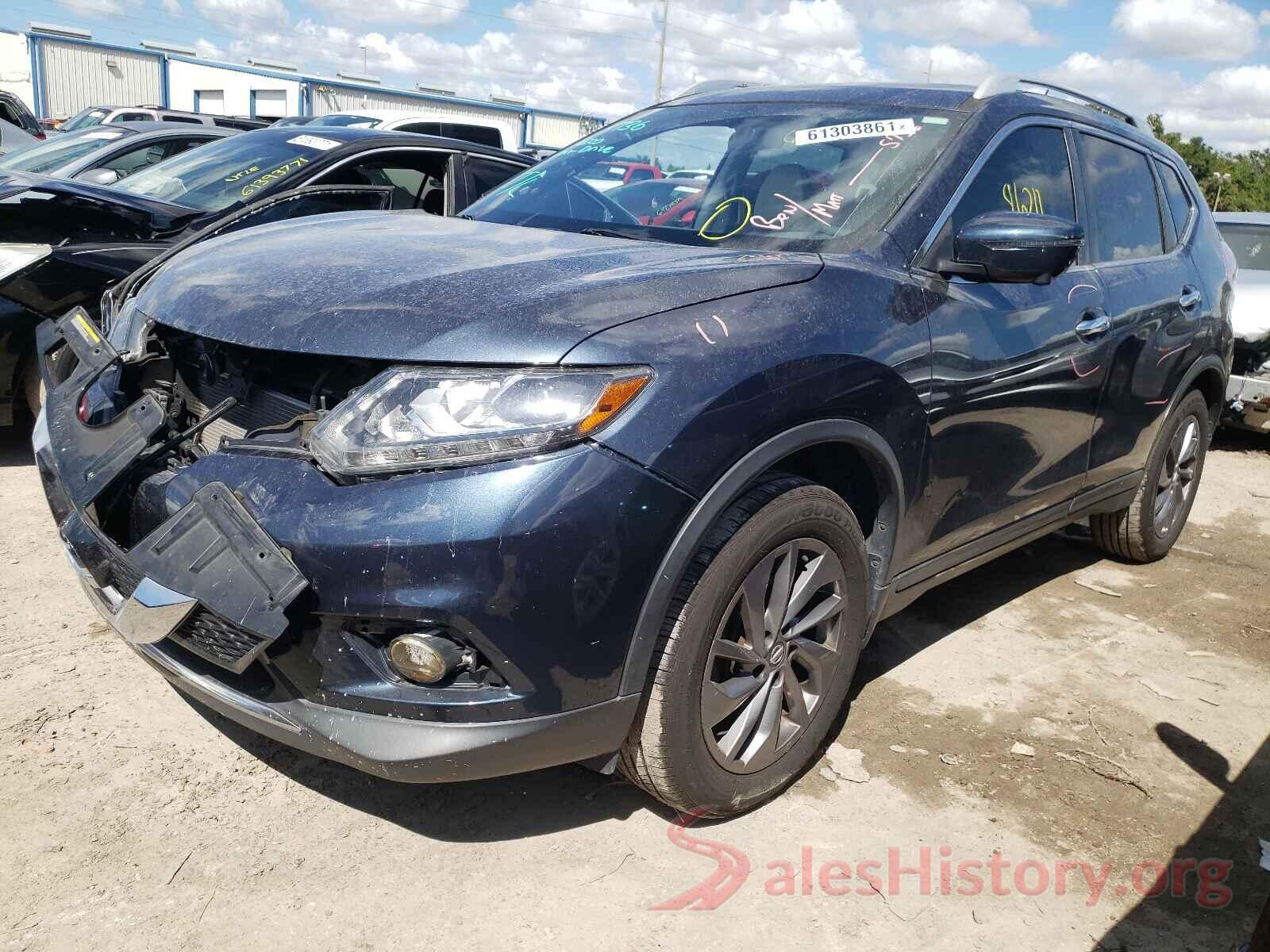 5N1AT2MTXGC887302 2016 NISSAN ROGUE