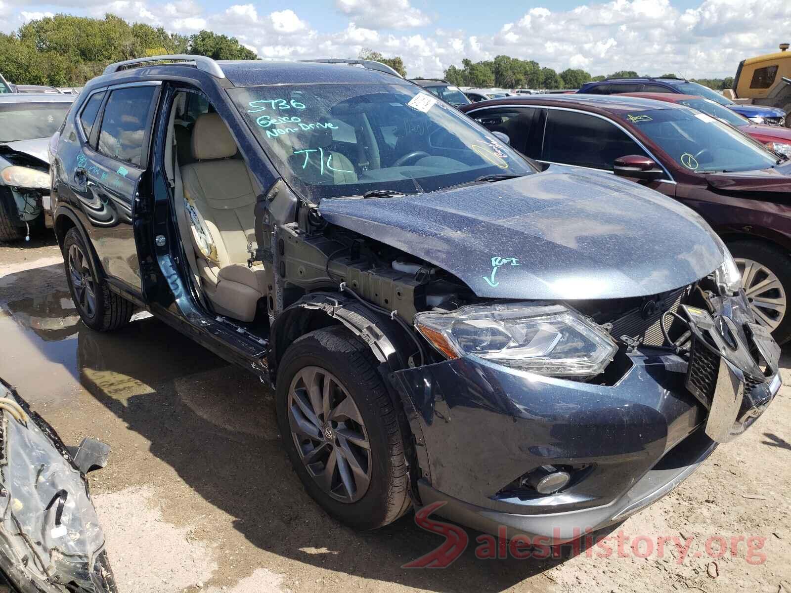 5N1AT2MTXGC887302 2016 NISSAN ROGUE