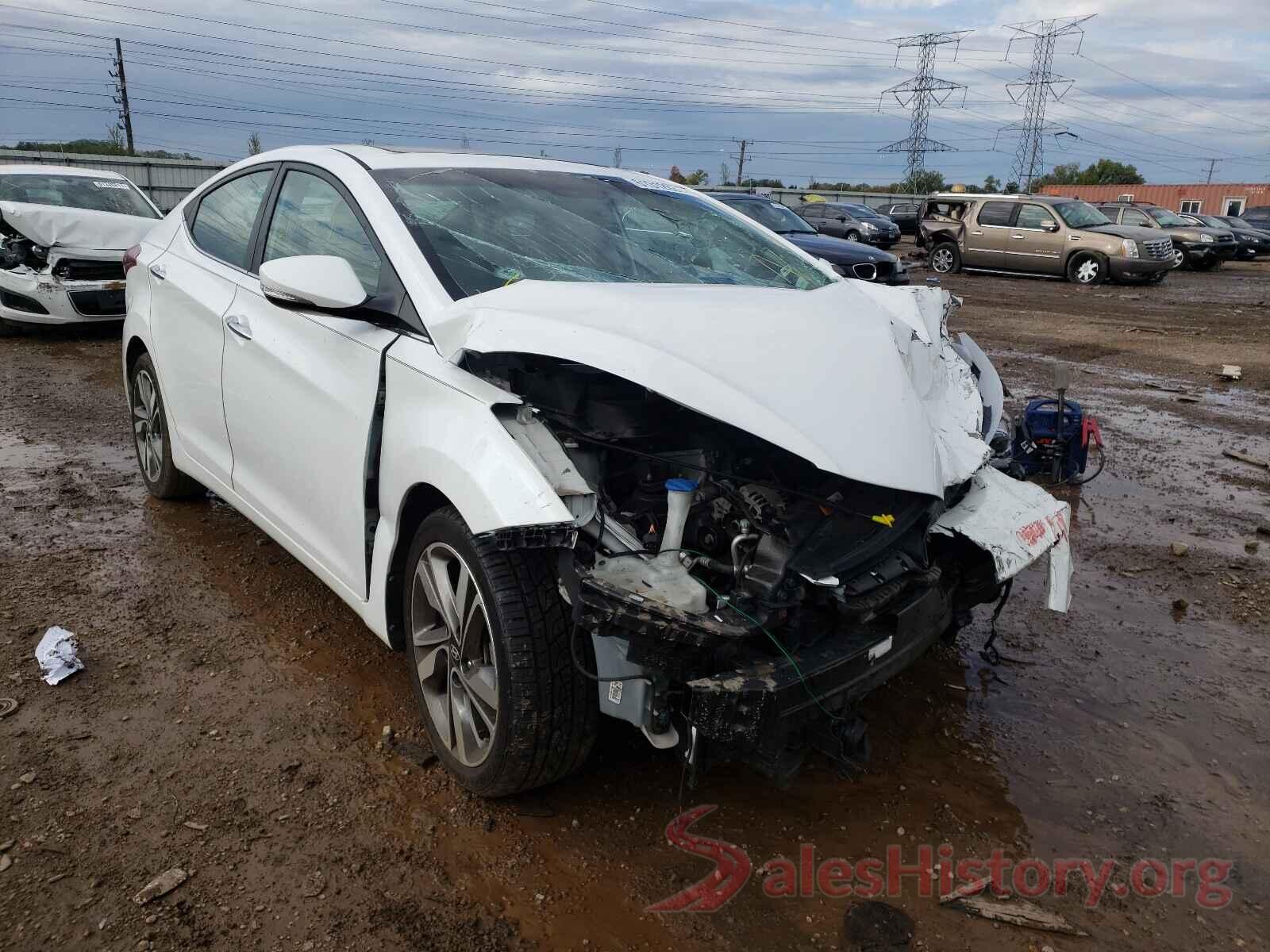 5NPDH4AE3GH711667 2016 HYUNDAI ELANTRA