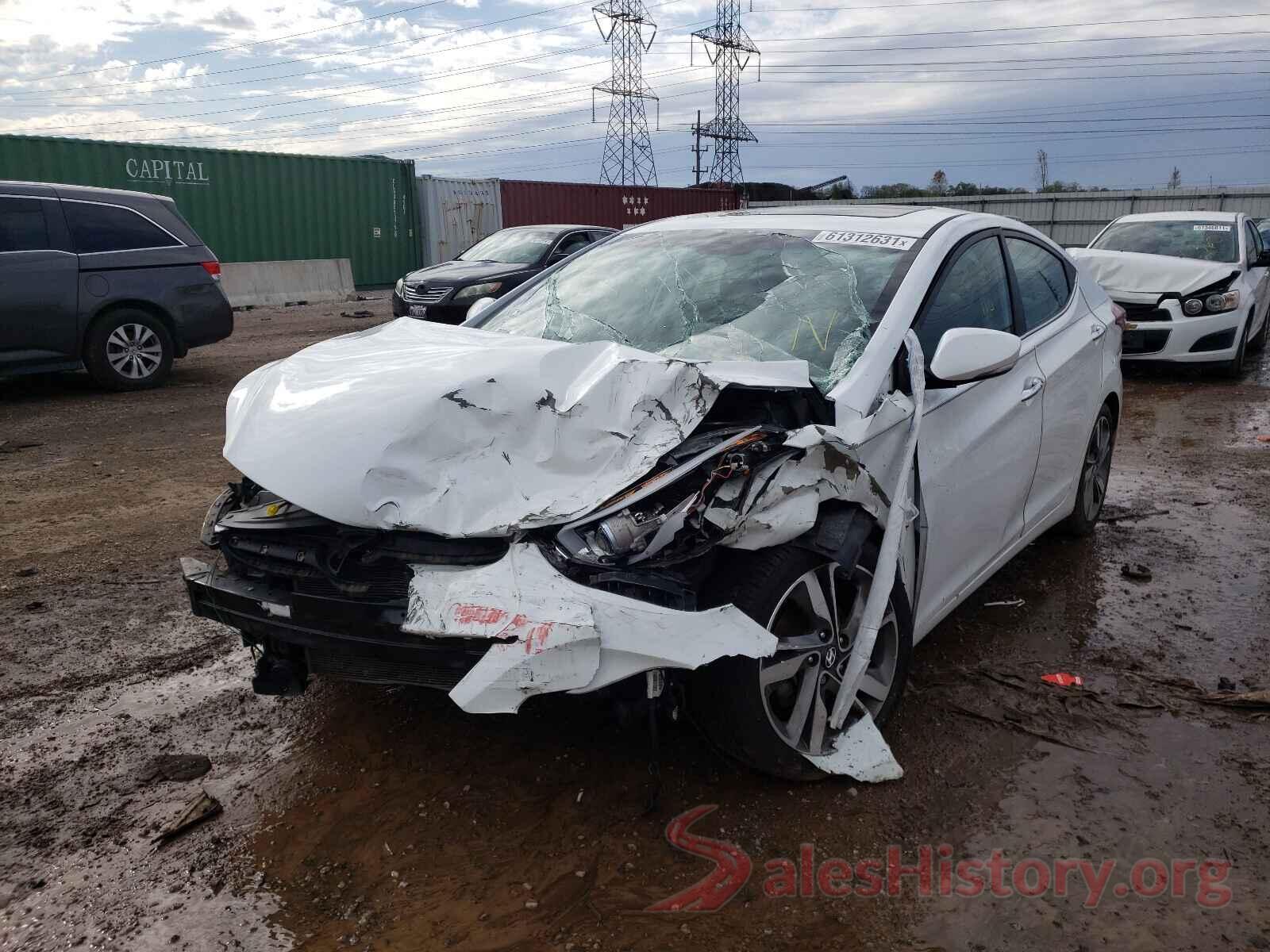 5NPDH4AE3GH711667 2016 HYUNDAI ELANTRA