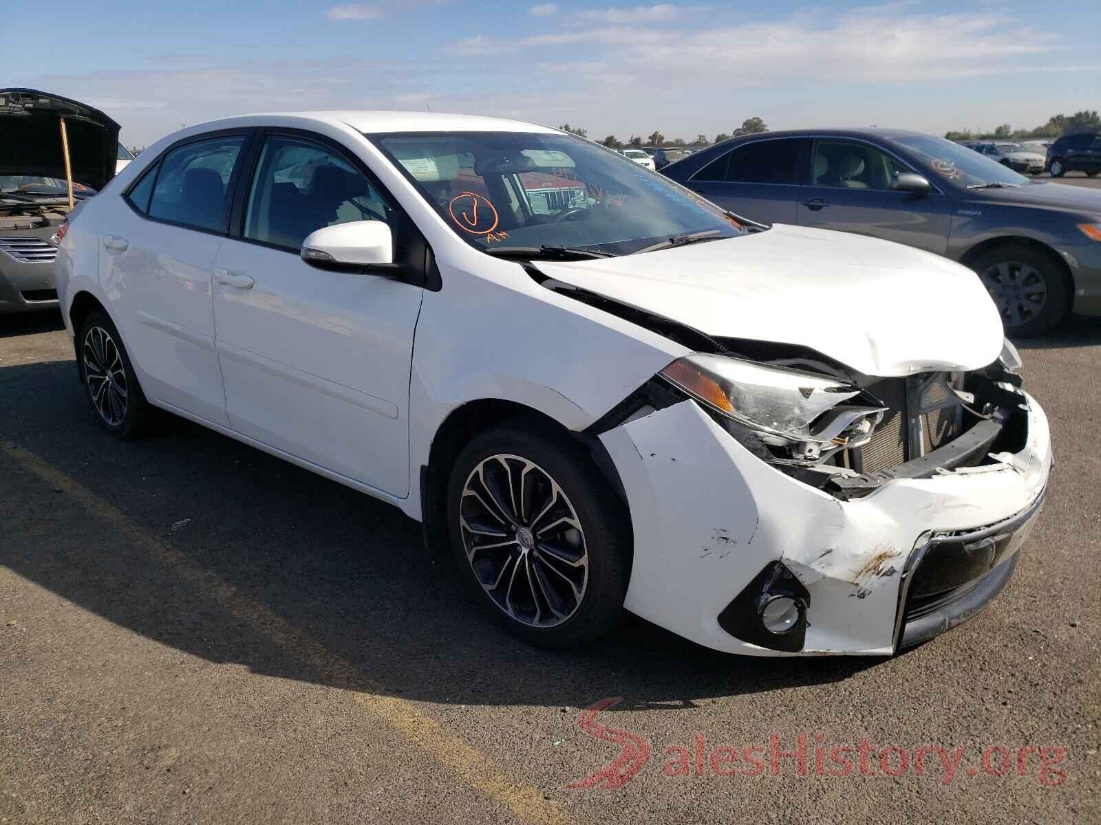 5YFBURHE8GP541170 2016 TOYOTA COROLLA