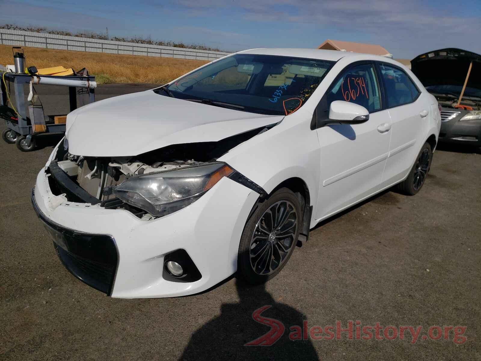 5YFBURHE8GP541170 2016 TOYOTA COROLLA