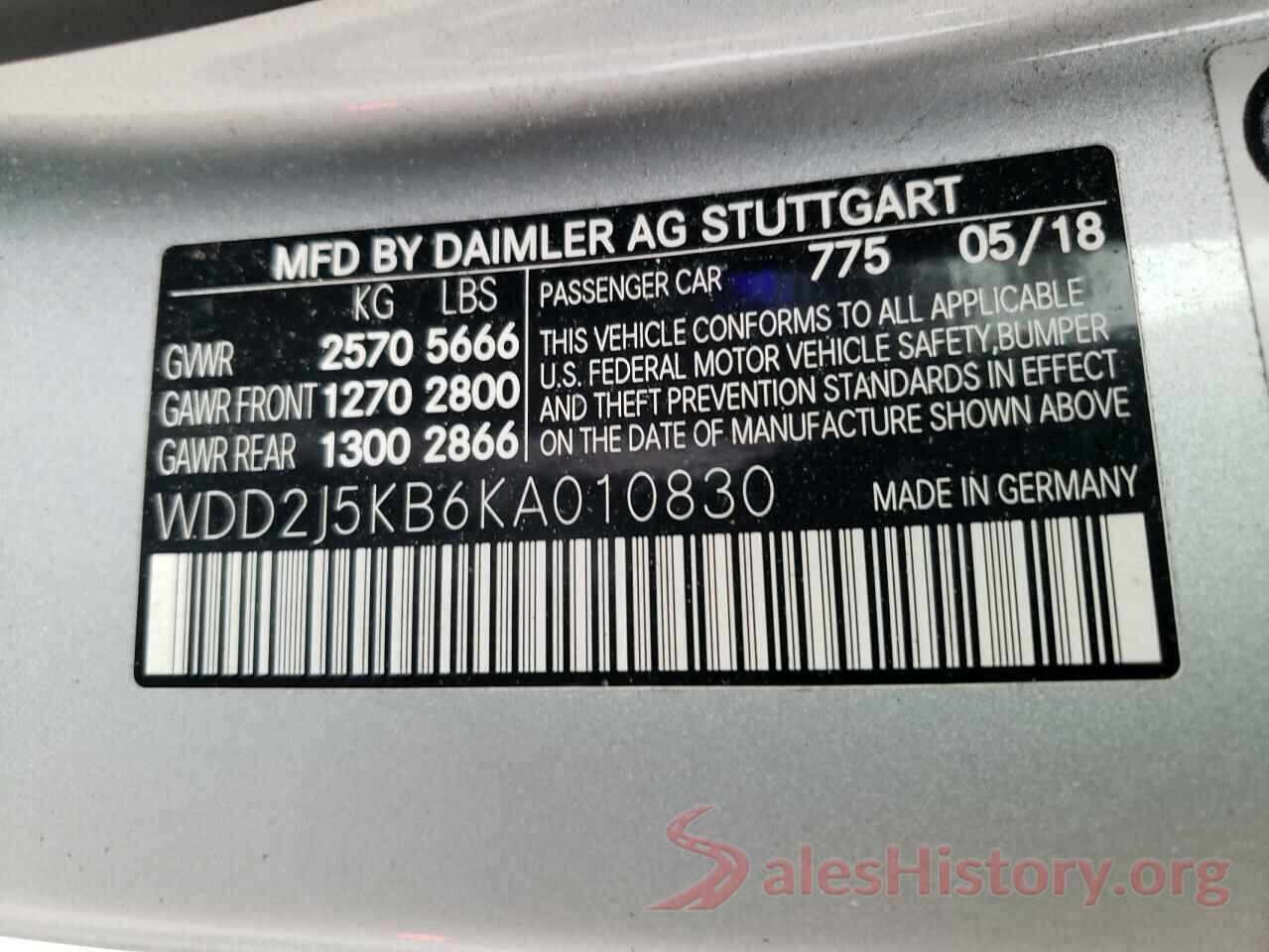 WDD2J5KB6KA010830 2019 MERCEDES-BENZ CLC-CLASS