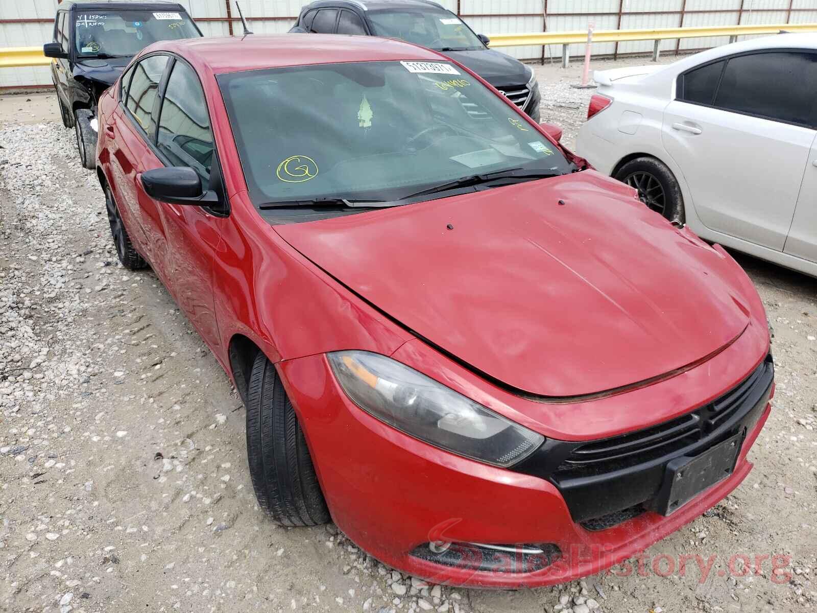 1C3CDFBB6GD644810 2016 DODGE DART