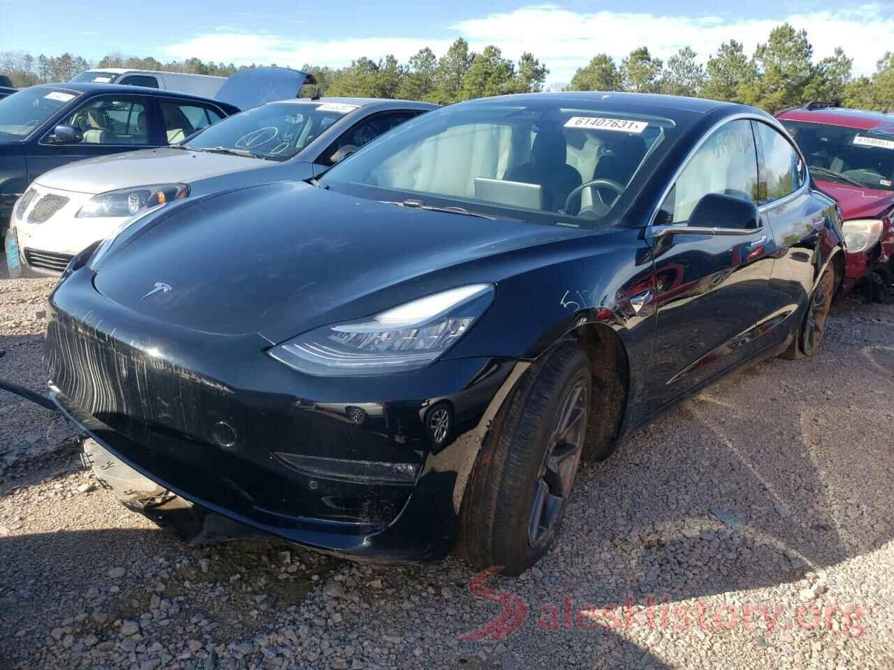 5YJ3E1EAXKF296834 2019 TESLA MODEL 3