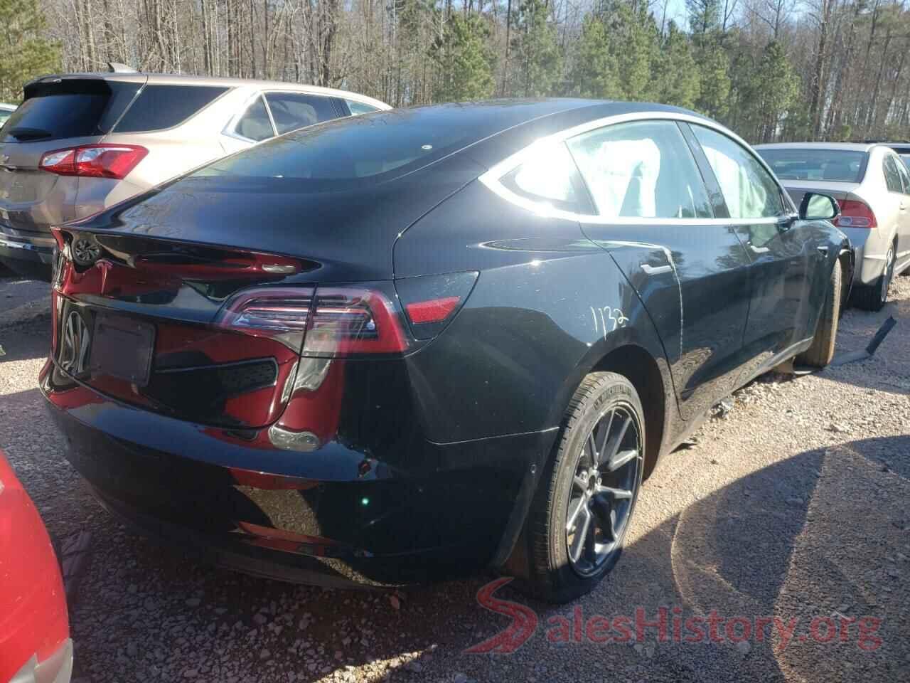 5YJ3E1EAXKF296834 2019 TESLA MODEL 3