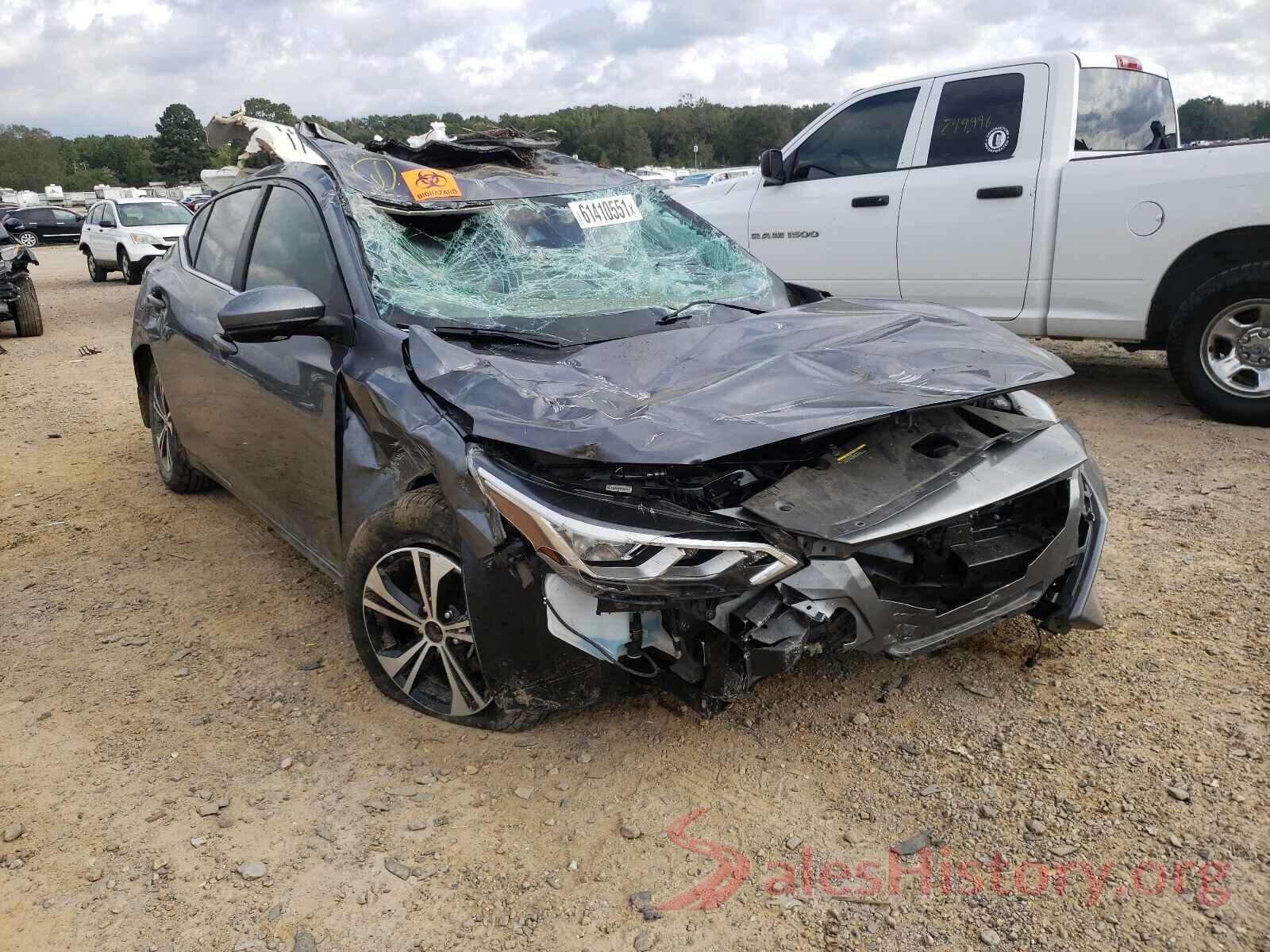 3N1AB8CV3LY233940 2020 NISSAN SENTRA