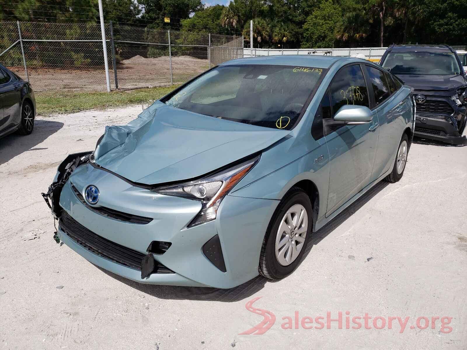 JTDKBRFU7J3066398 2018 TOYOTA PRIUS