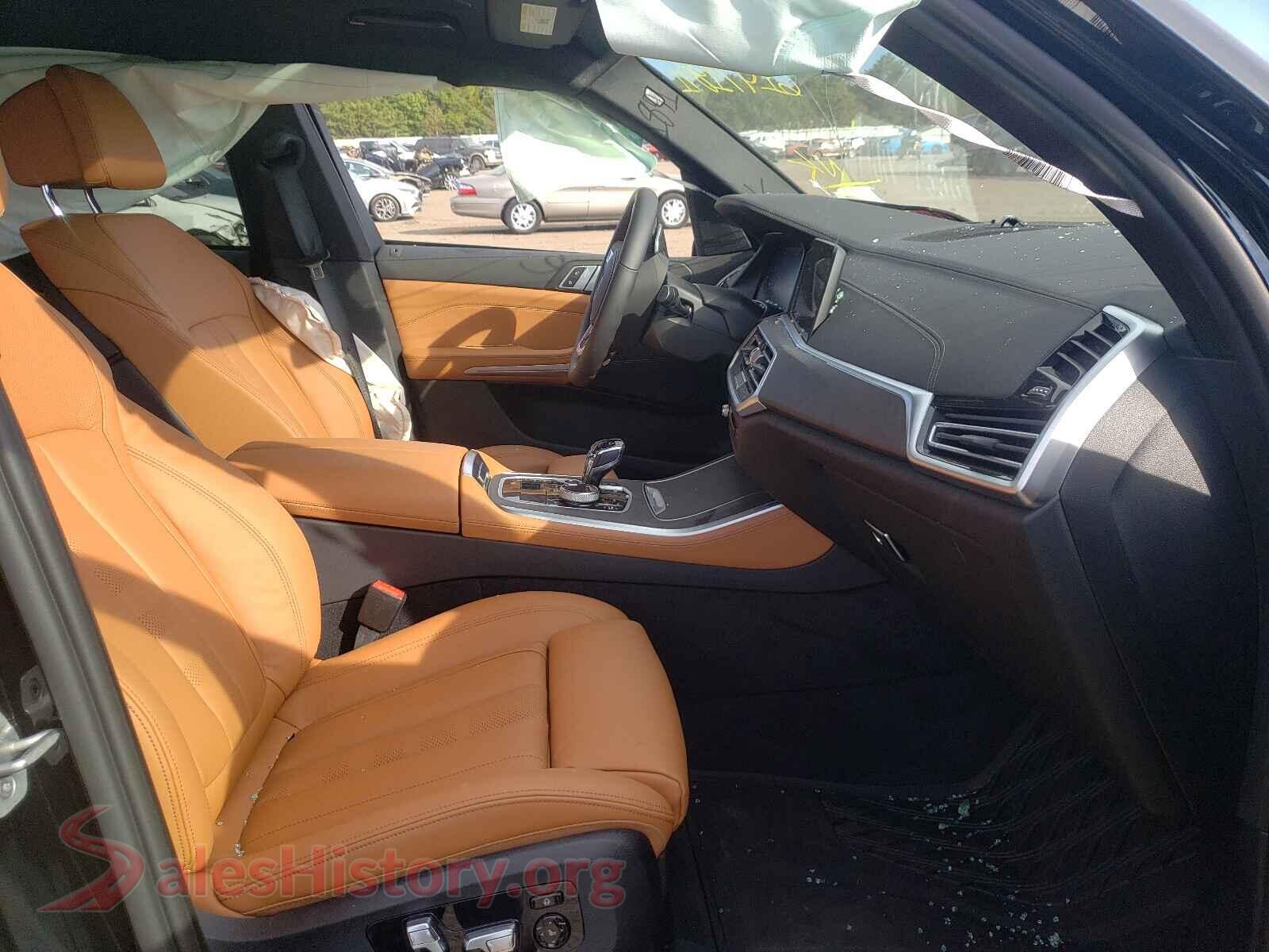2022 BMW X5 VIN 5UXCR6C06N9J22400, rear view