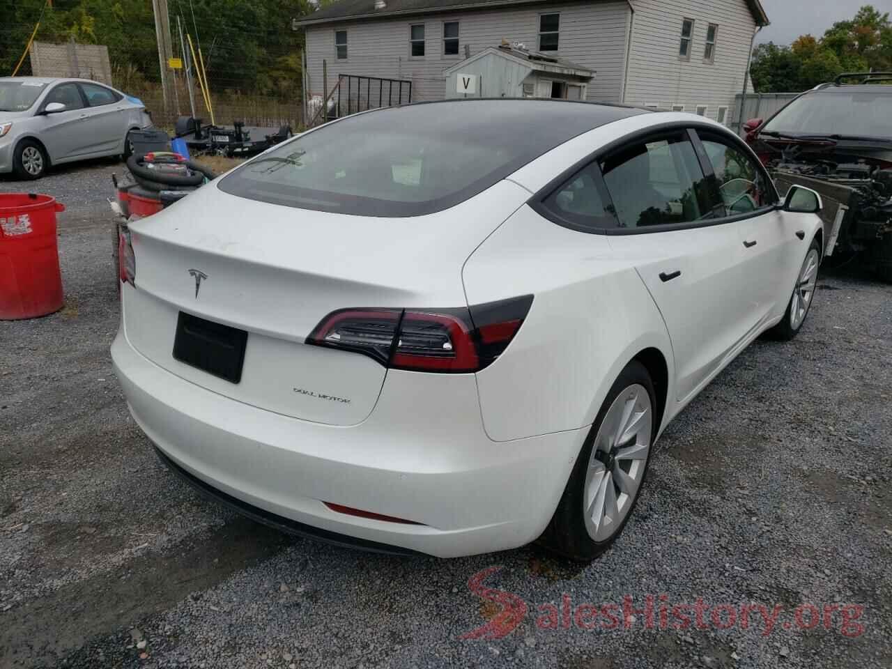 5YJ3E1EB2NF229688 2022 TESLA MODEL 3