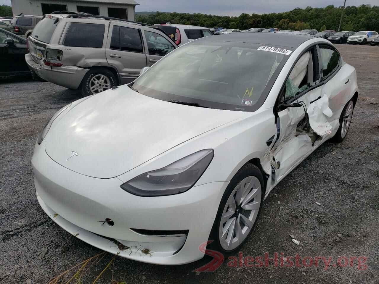 5YJ3E1EB2NF229688 2022 TESLA MODEL 3