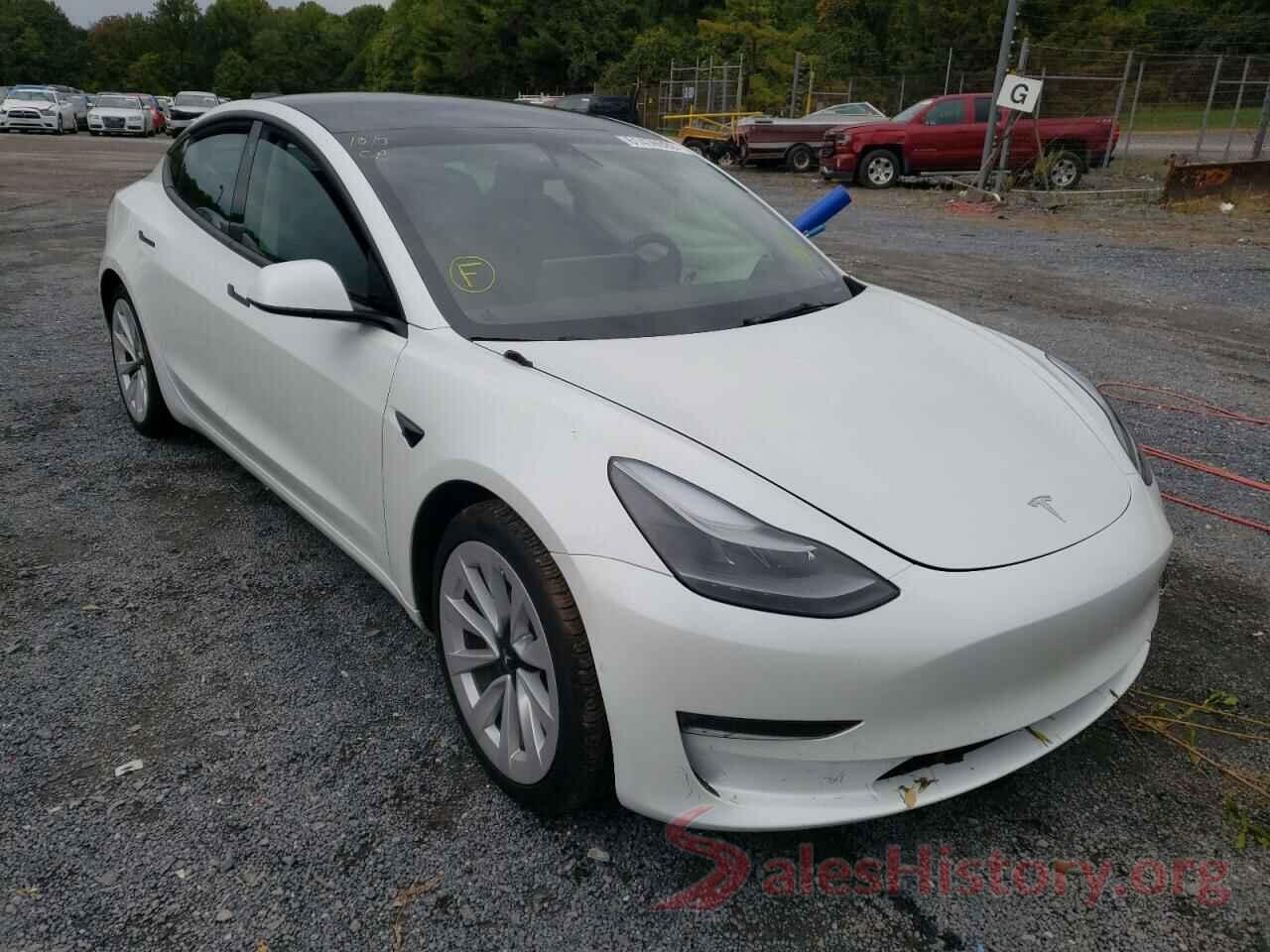 5YJ3E1EB2NF229688 2022 TESLA MODEL 3