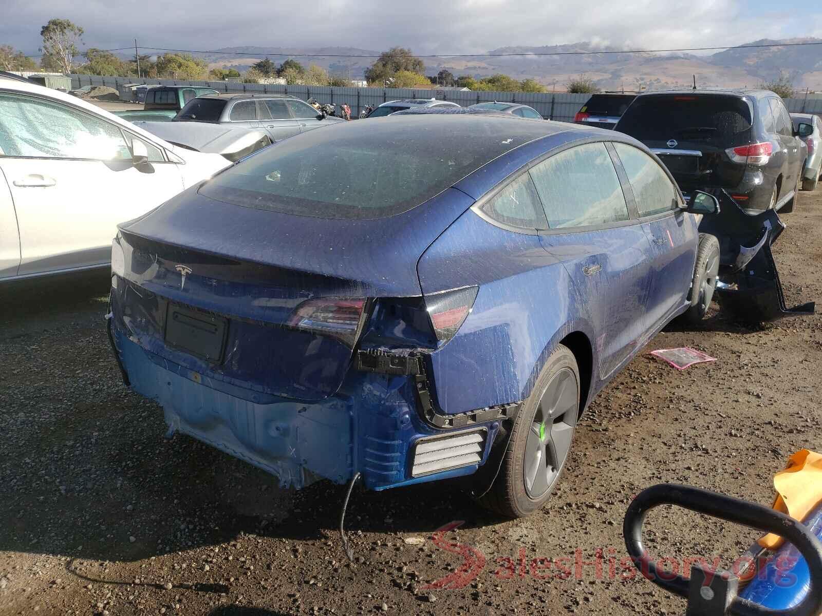 5YJ3E1EA4MF877510 2021 TESLA MODEL 3